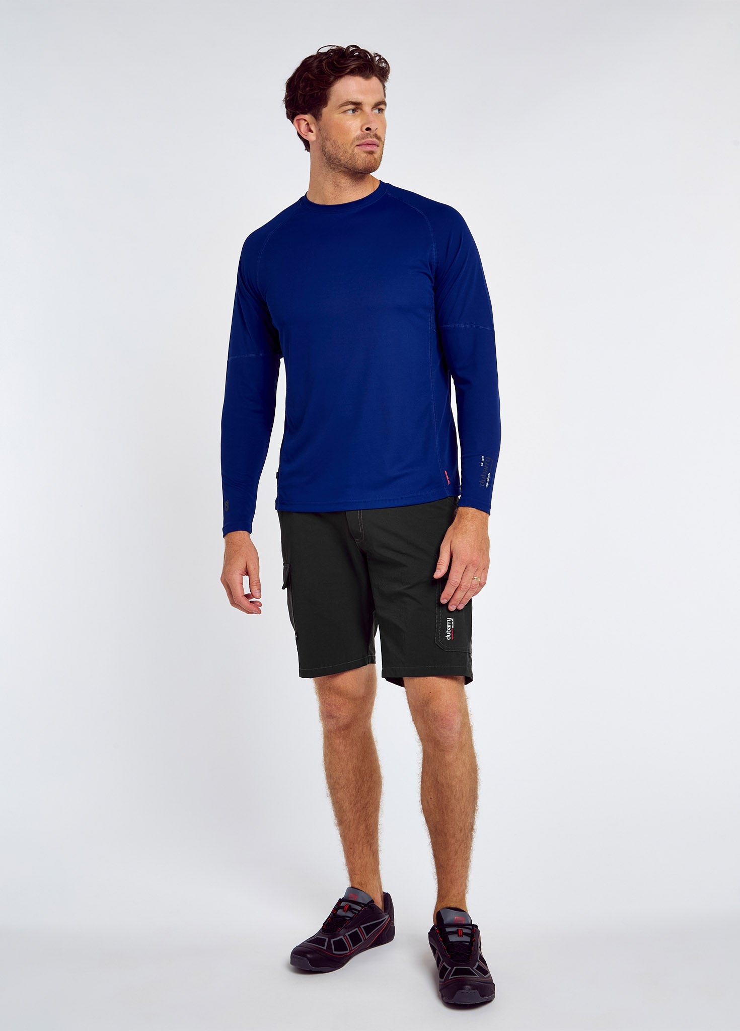 Ancona Men's Long-Sleeved T-Shirt - Ultramarine