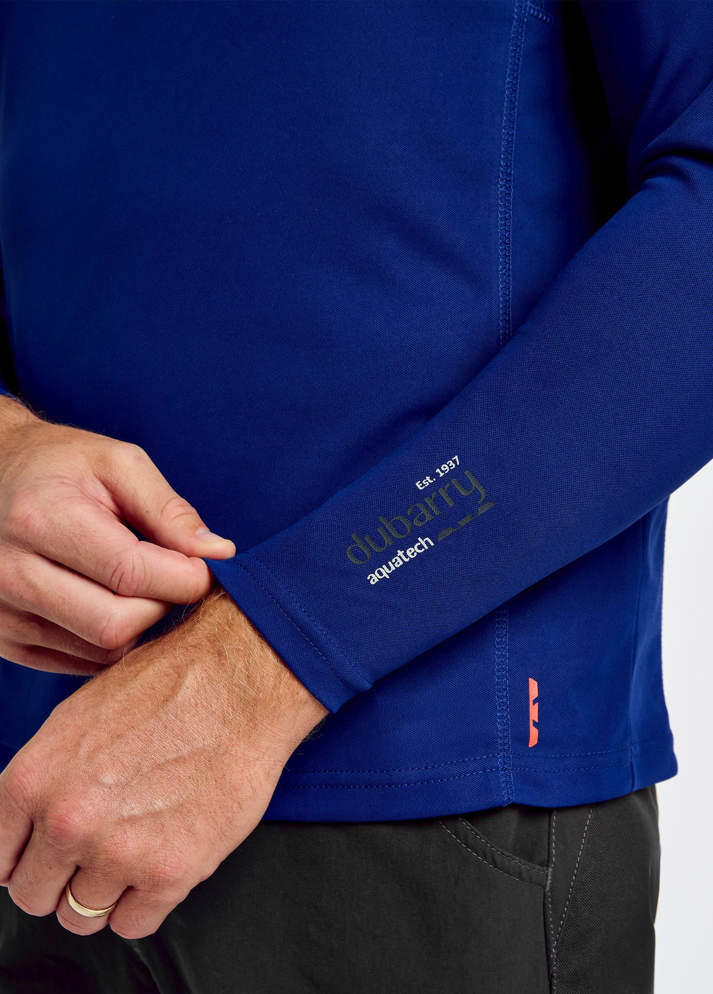 Ancona Men's Long-Sleeved T-Shirt - Ultramarine