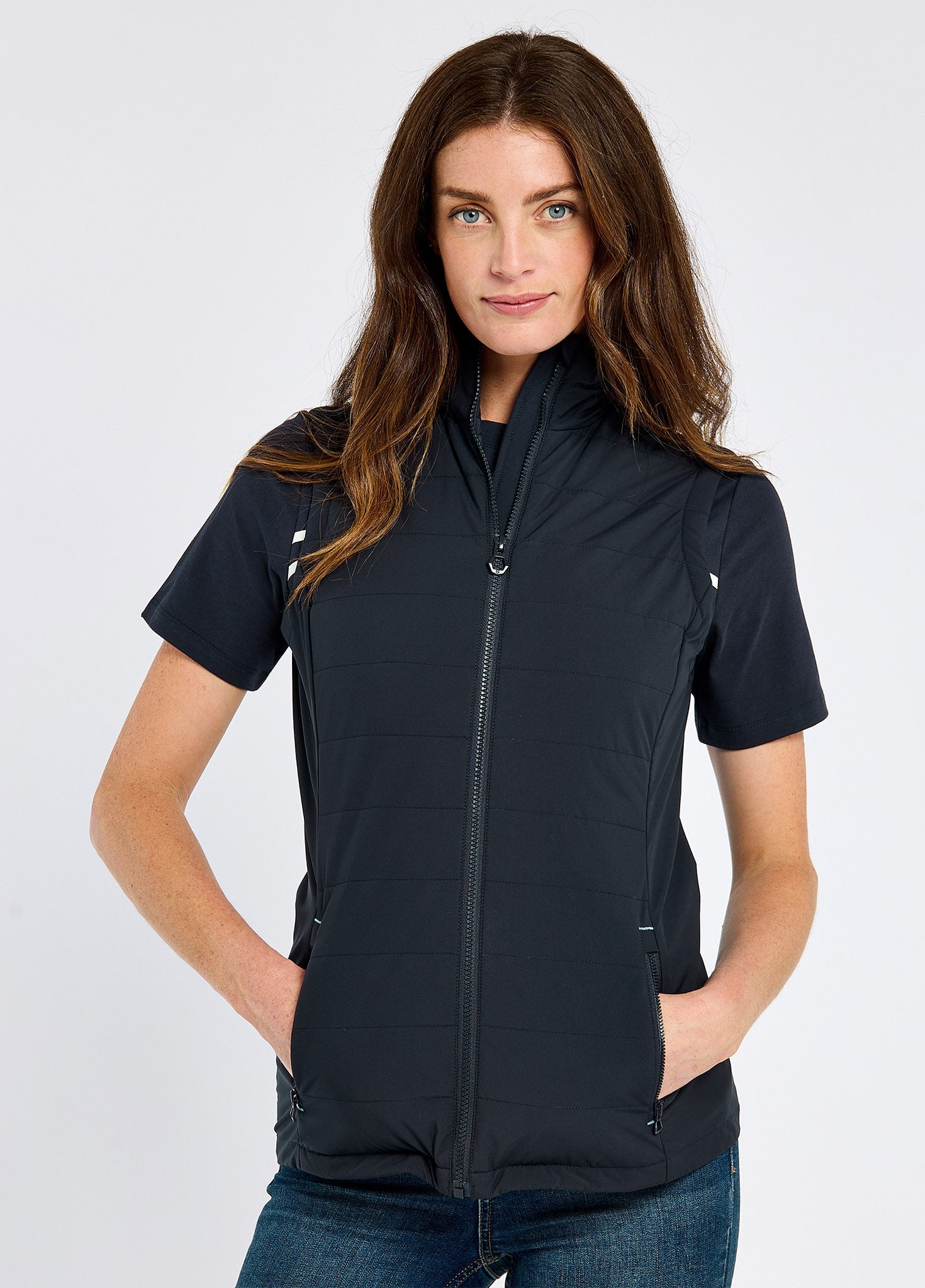 Bayside Ladies' Lightweight Vest - Navy