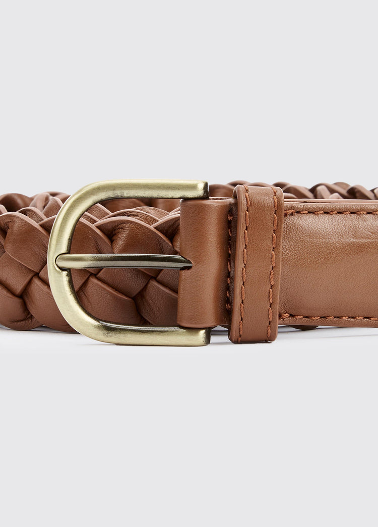Belmore Ladies' Leather Belt - Caramel
