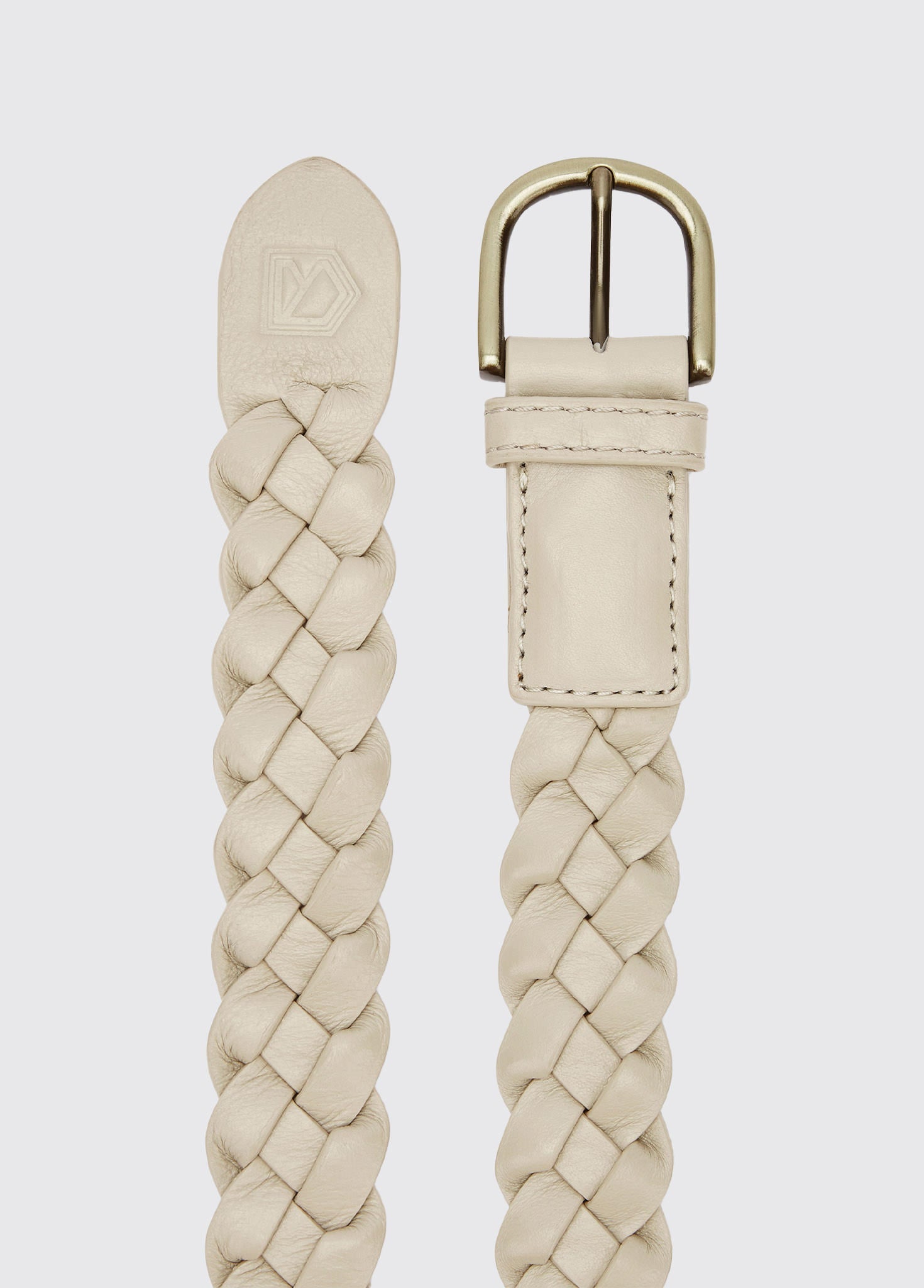 Belmore Ladies' Leather Belt - Oyster