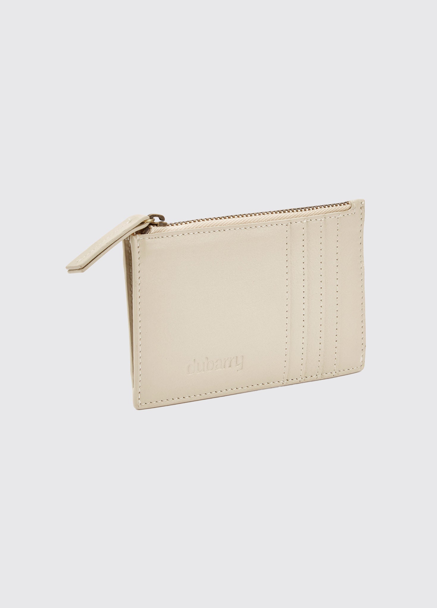 Broomhill Leather cardholder - Oyster