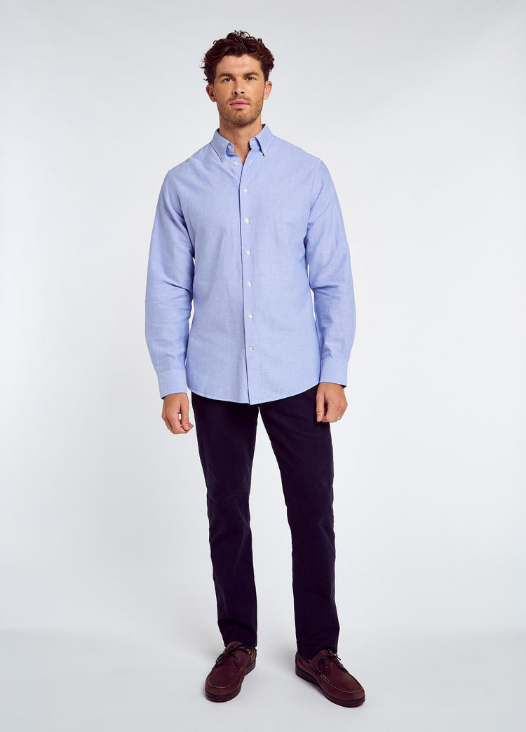 Clontarf Men’s Oxford Shirt - Pale Blue