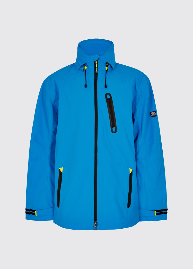 Crossbarry Men's waterproof jacket - Greek Blue