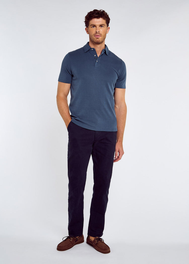 Gilligan Men’s Tencel™ Modal polo - Atlantic