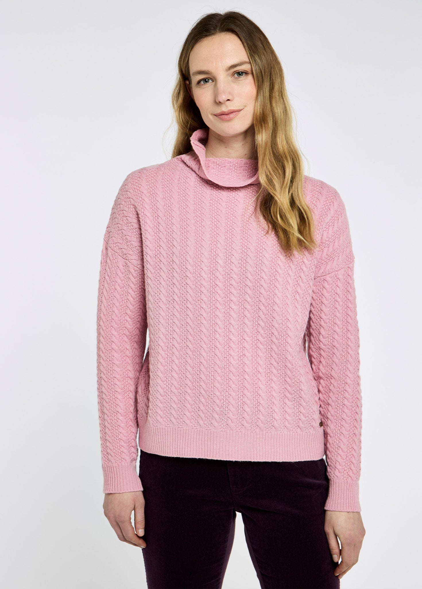 Hopkins Ladies' relaxed fit sweater - Dusky Rose