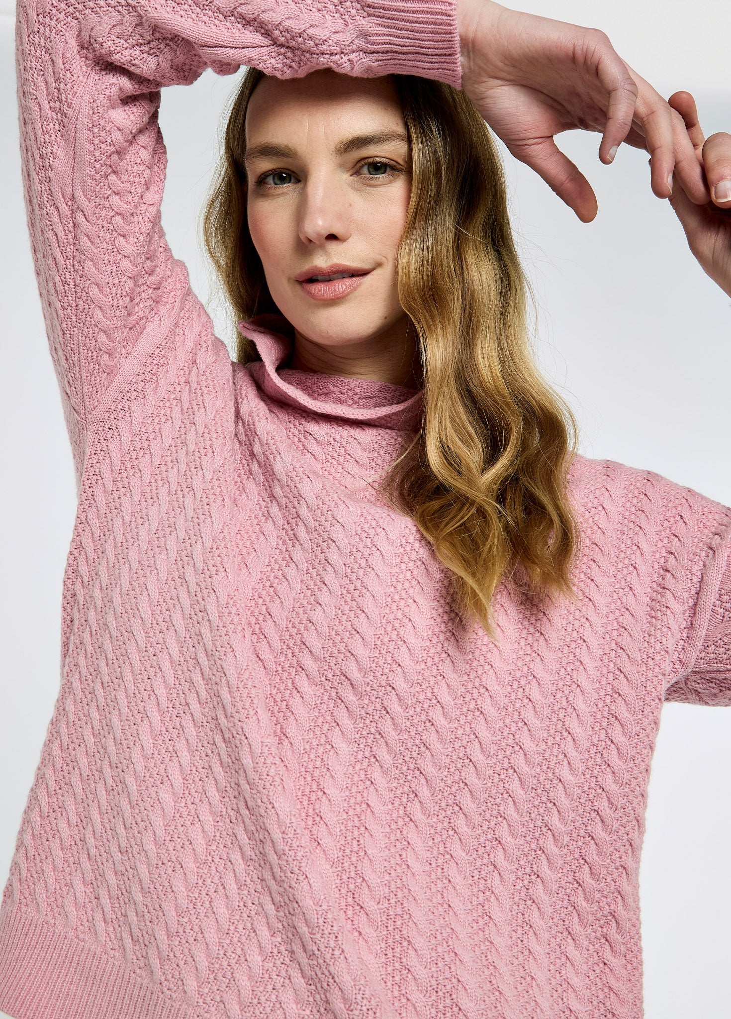 Hopkins Ladies' relaxed fit sweater - Dusky Rose
