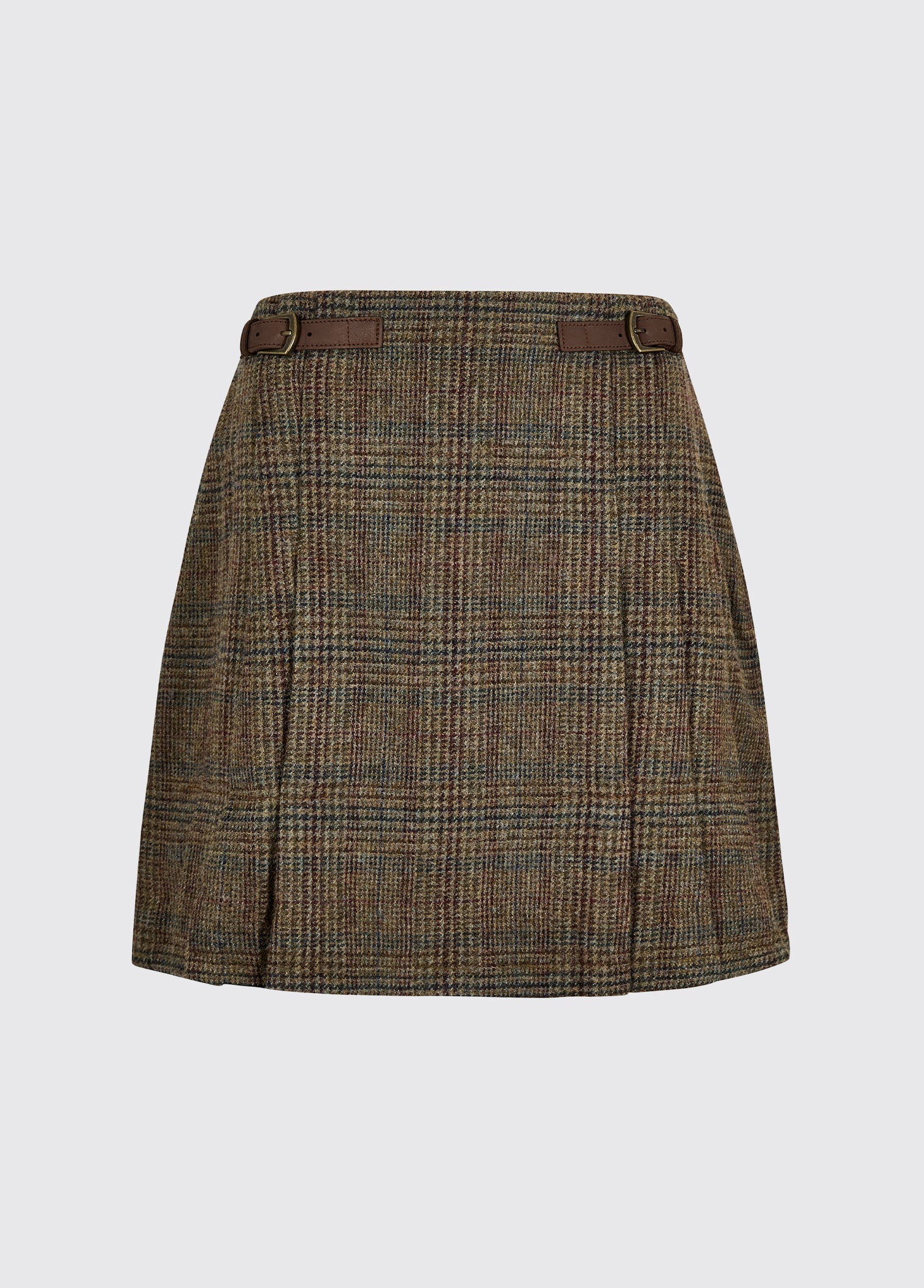 Hornbeam Ladies' pleated tweed skirt - Kelty Glen