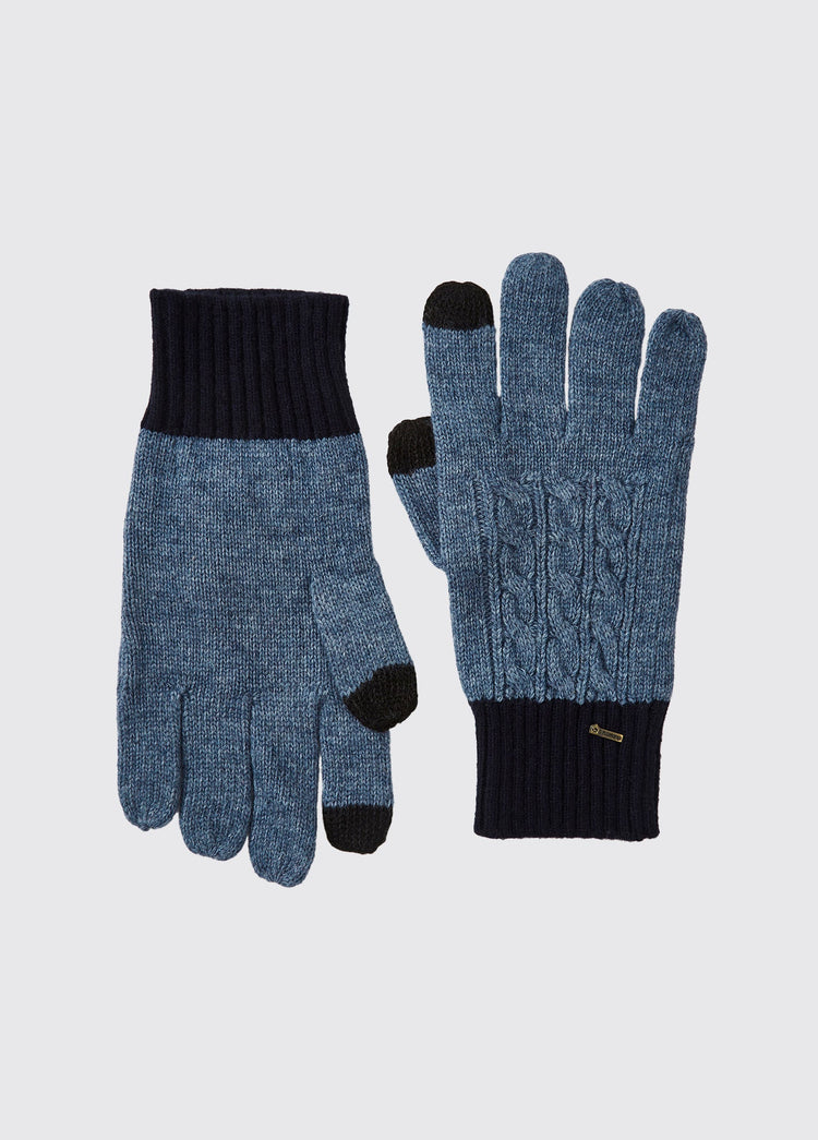 Ballyhide Knitted Gloves - Navy