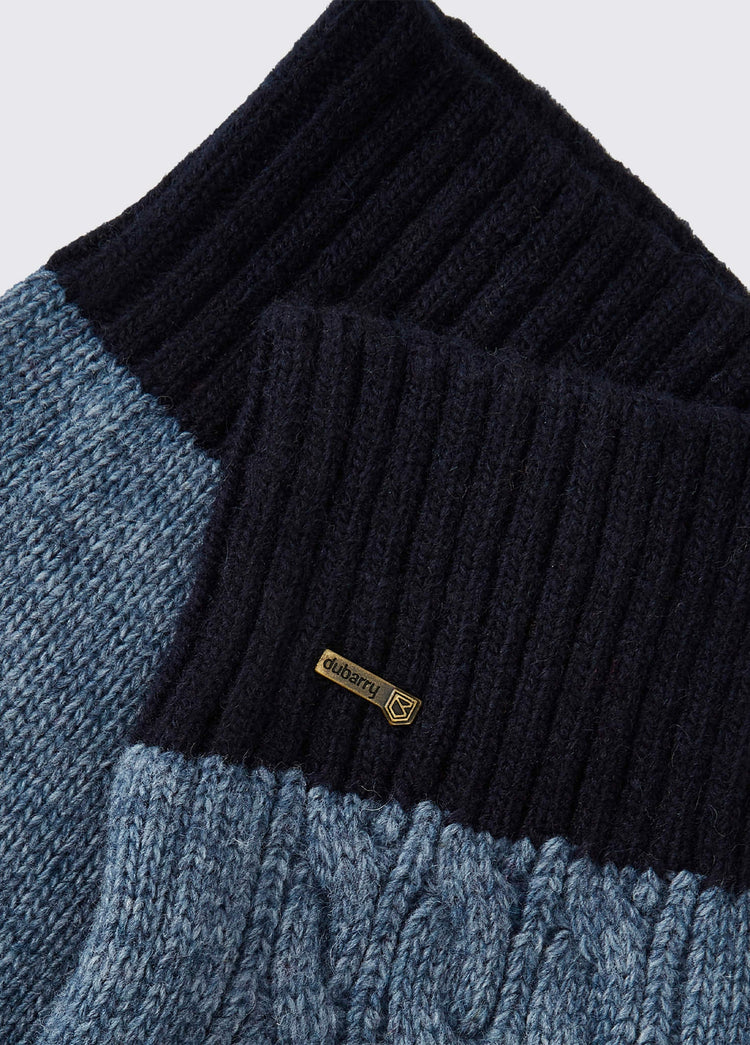 Ballyhide Knitted Gloves - Navy