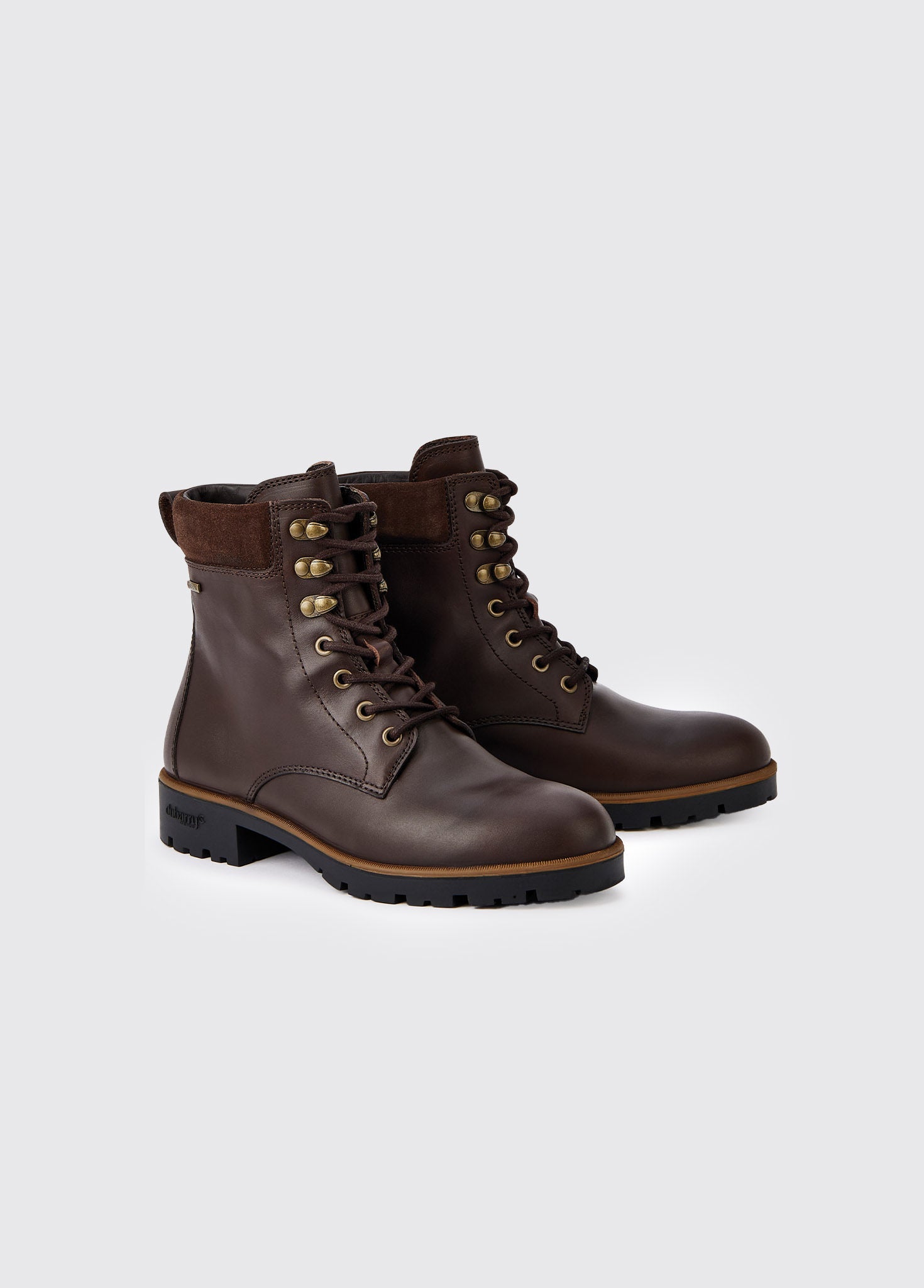 Strokestown Ladies' Lace Up Ankle Boot - Mahogany