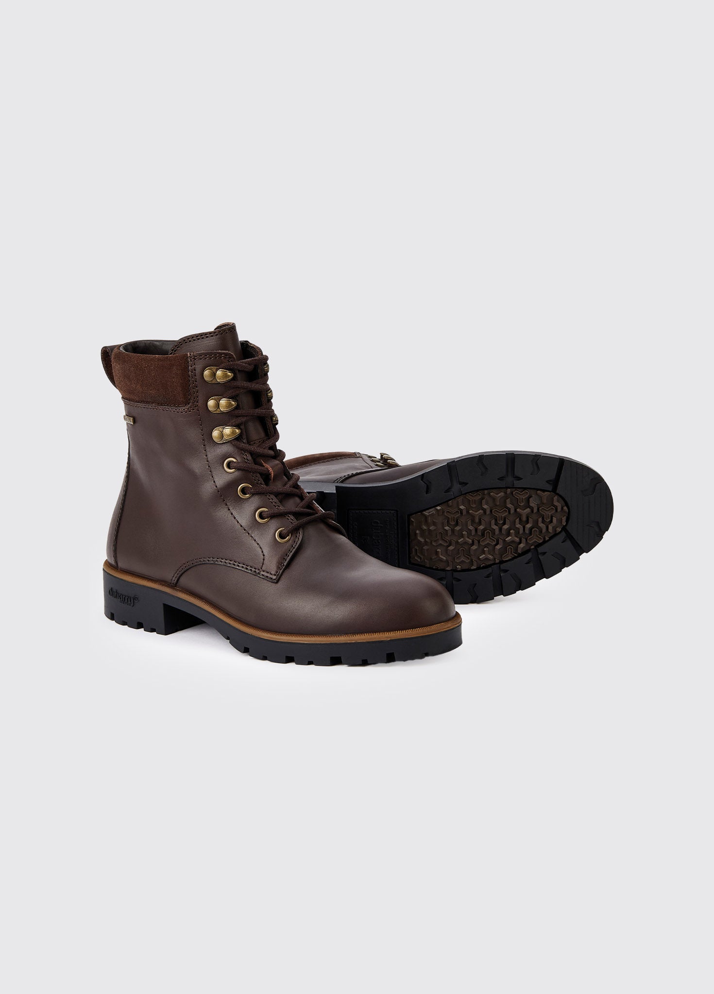 Strokestown Ladies' Lace Up Ankle Boot - Mahogany