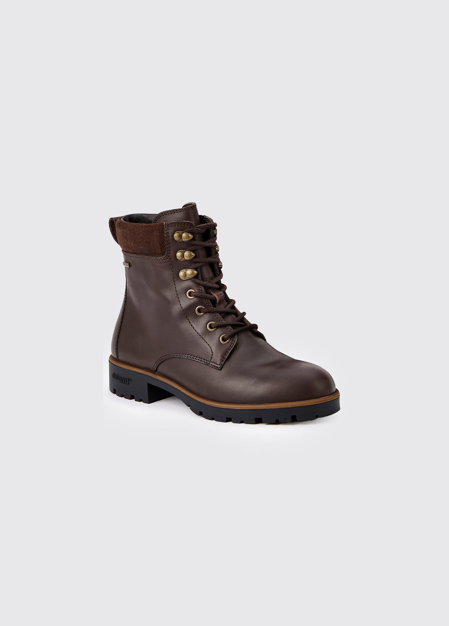 Strokestown Ladies' Lace Up Ankle Boot - Mahogany