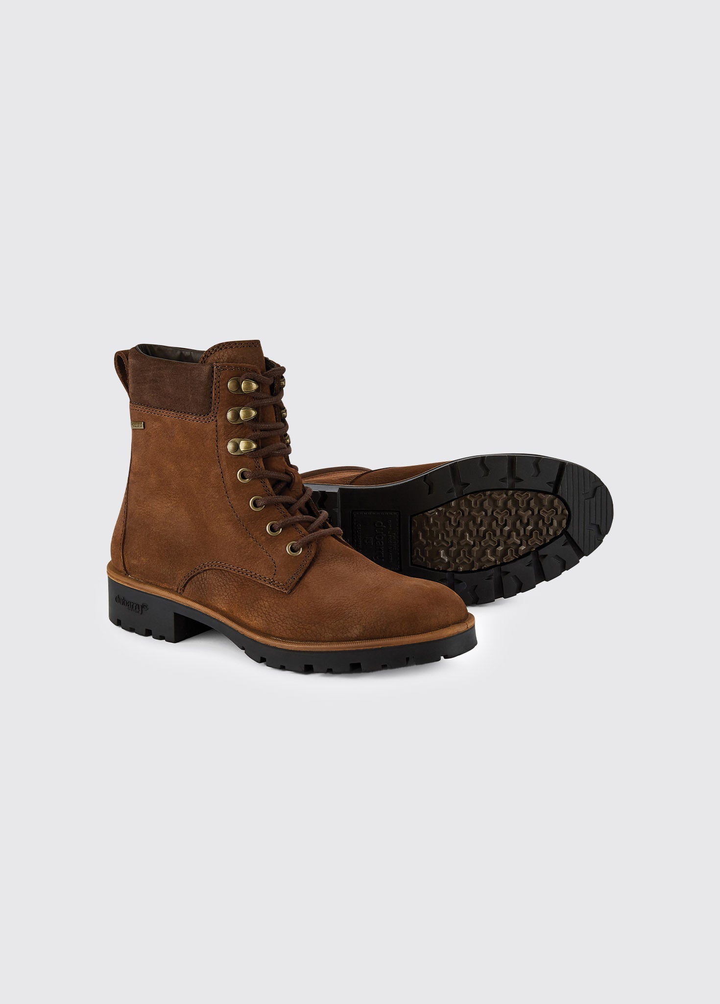 Strokestown Ladies' Lace Up Ankle Boot - Walnut