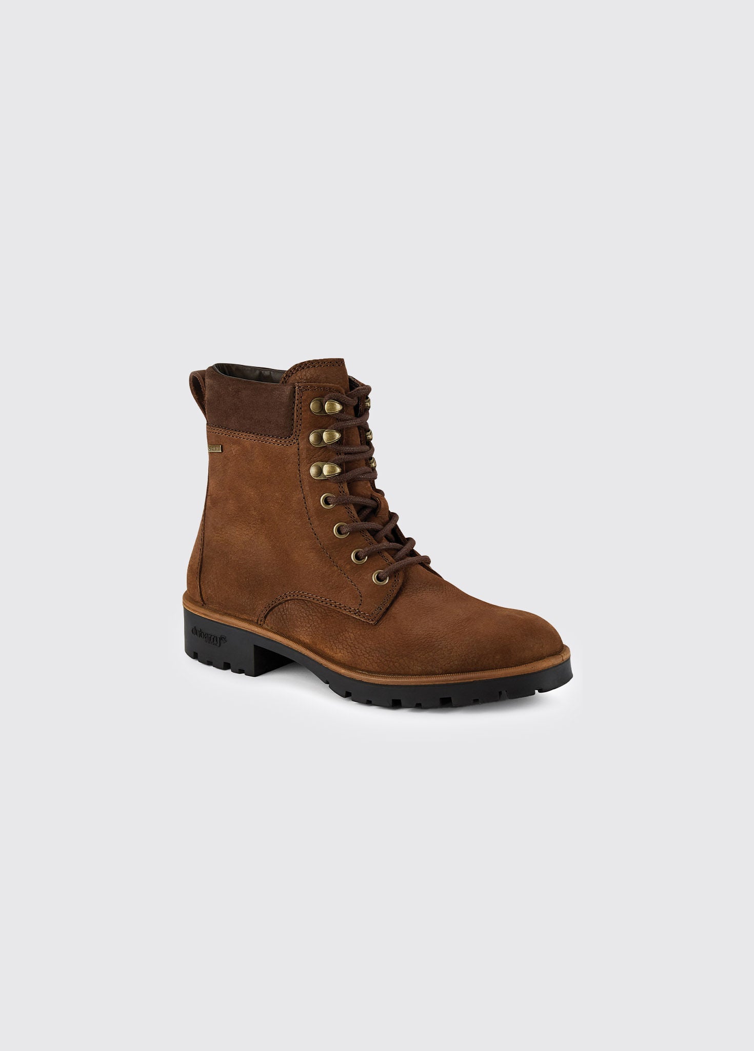 Strokestown Ladies' Lace Up Ankle Boot - Walnut