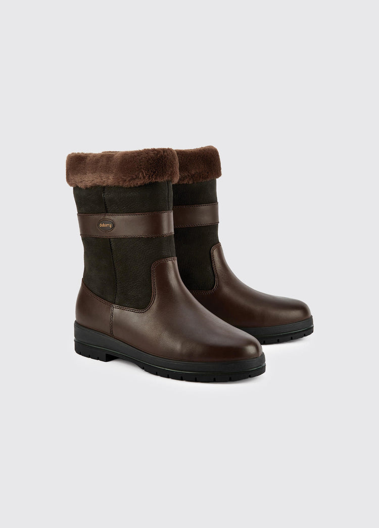 Foxrock Ladies' Insulated Country Boot - Black/Brown