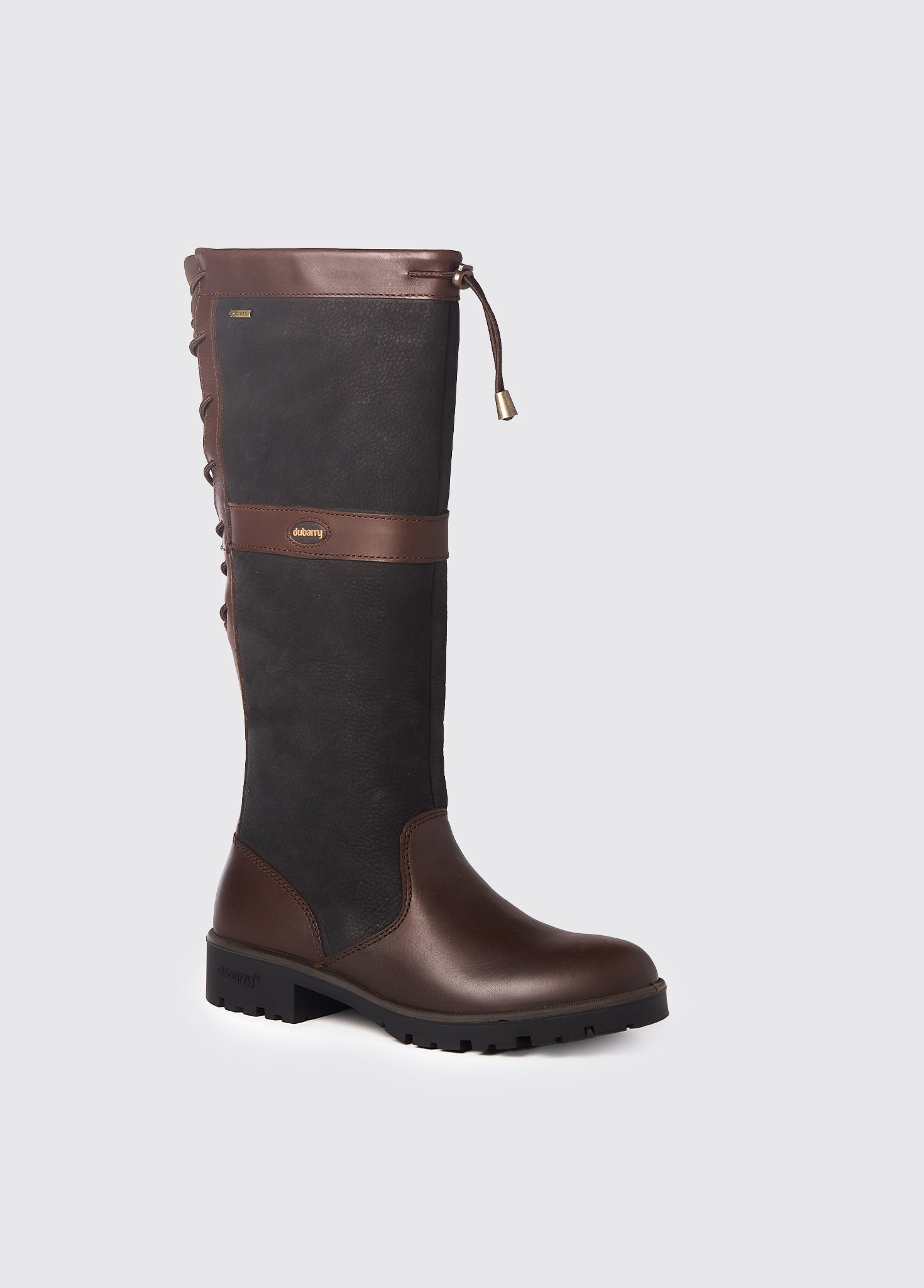 Glanmire Ladies Adjustable Calf Country Boot - Black/Brown