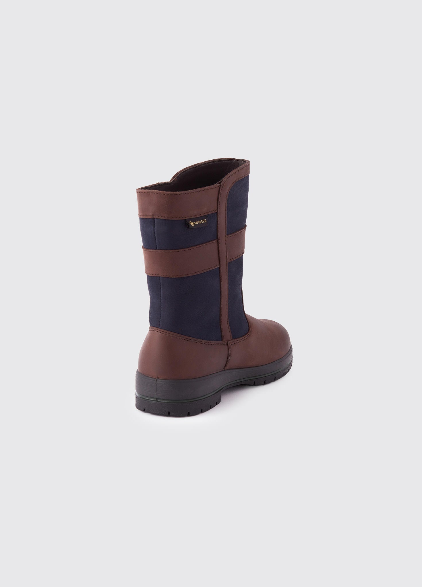 Roscommon Ladies' Short Rain Boot - Navy/Brown
