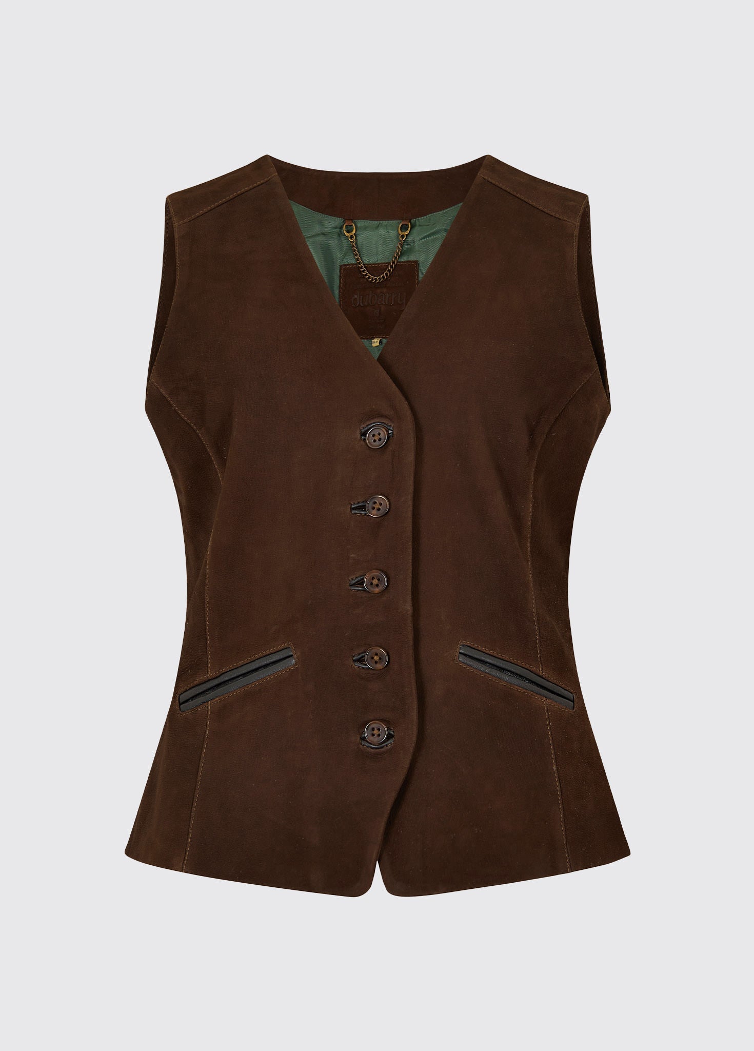 Greville Ladies' Tailored Waistcoat - Walnut