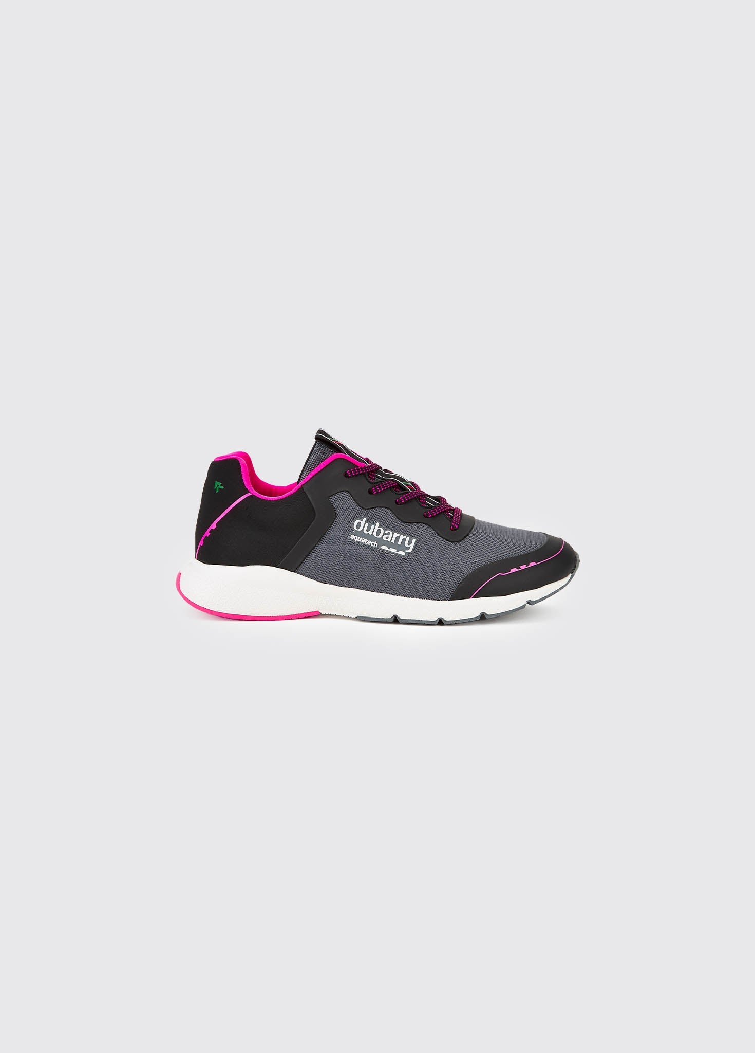 Palermo Ladies' Lightweight Sporty Sneaker - Steel/Cerise