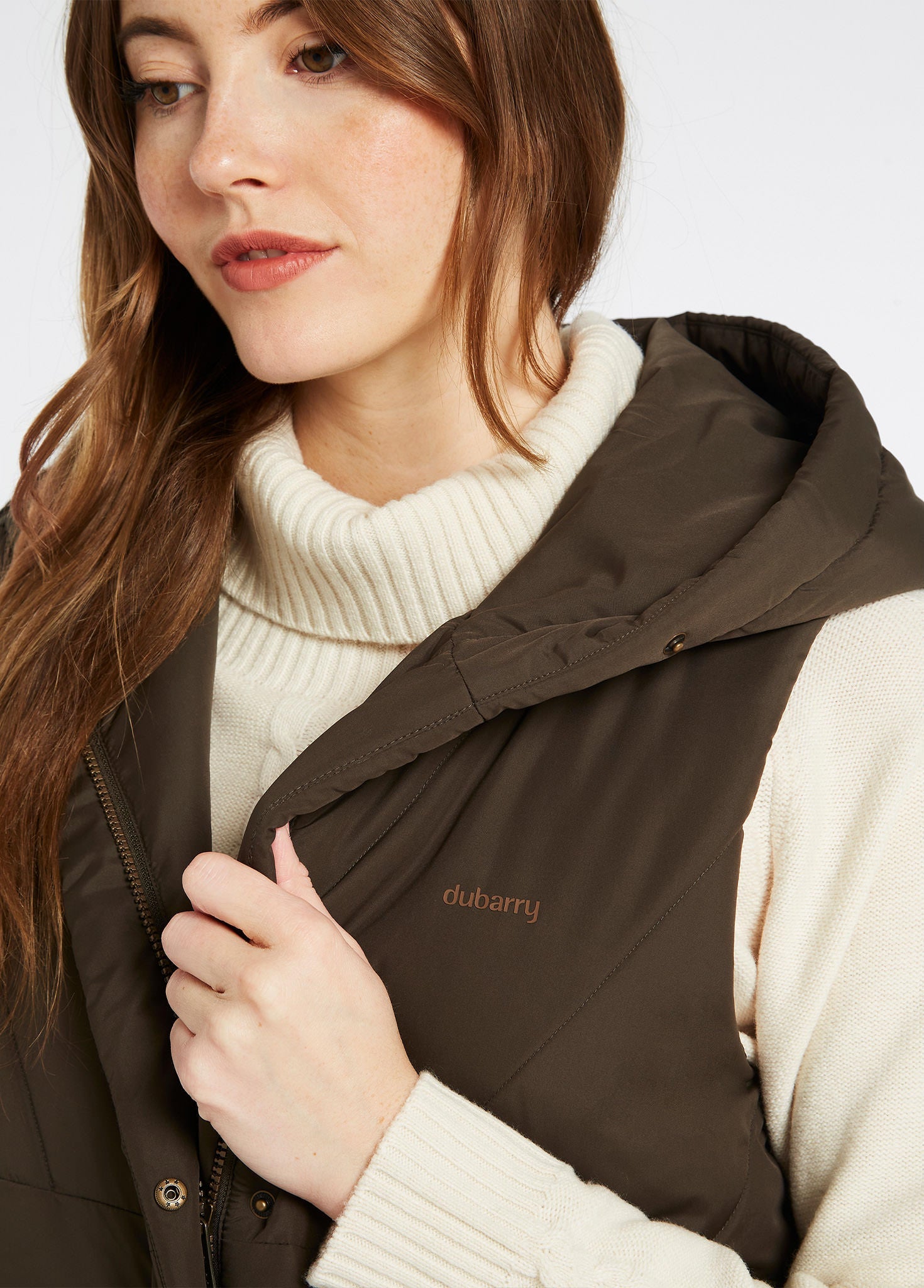 Ryan Women’s Hooded Vest - Olive