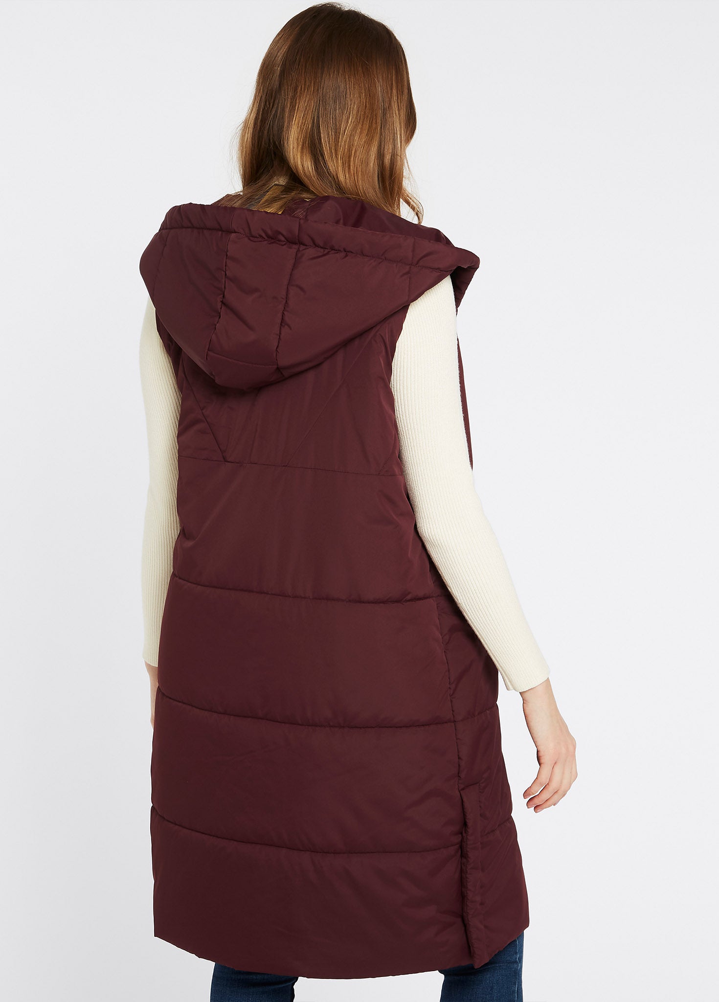 Ryan Women’s Hooded Vest - Ox Blood
