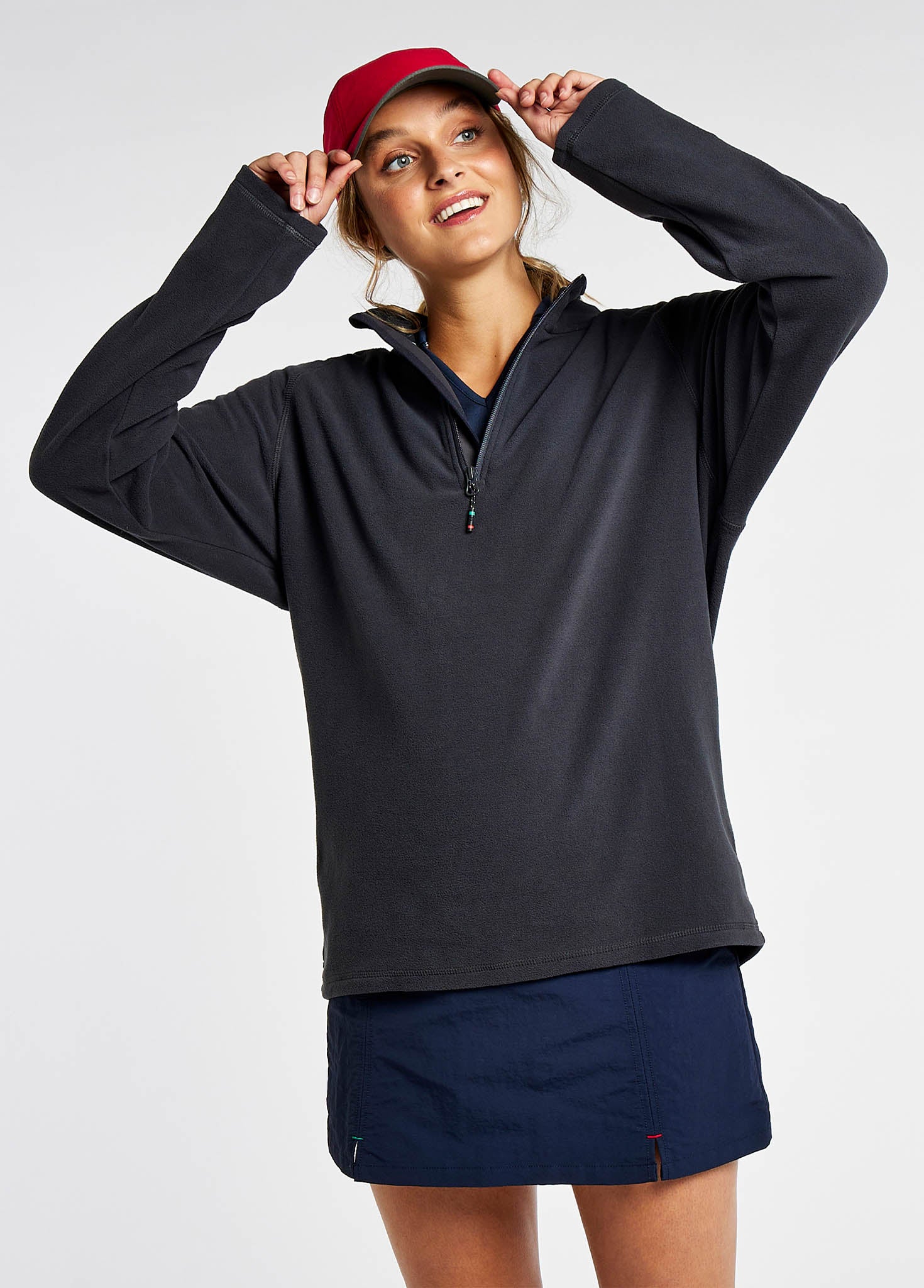 Valencia Ladies' Quarter-zip Fleece - Graphite