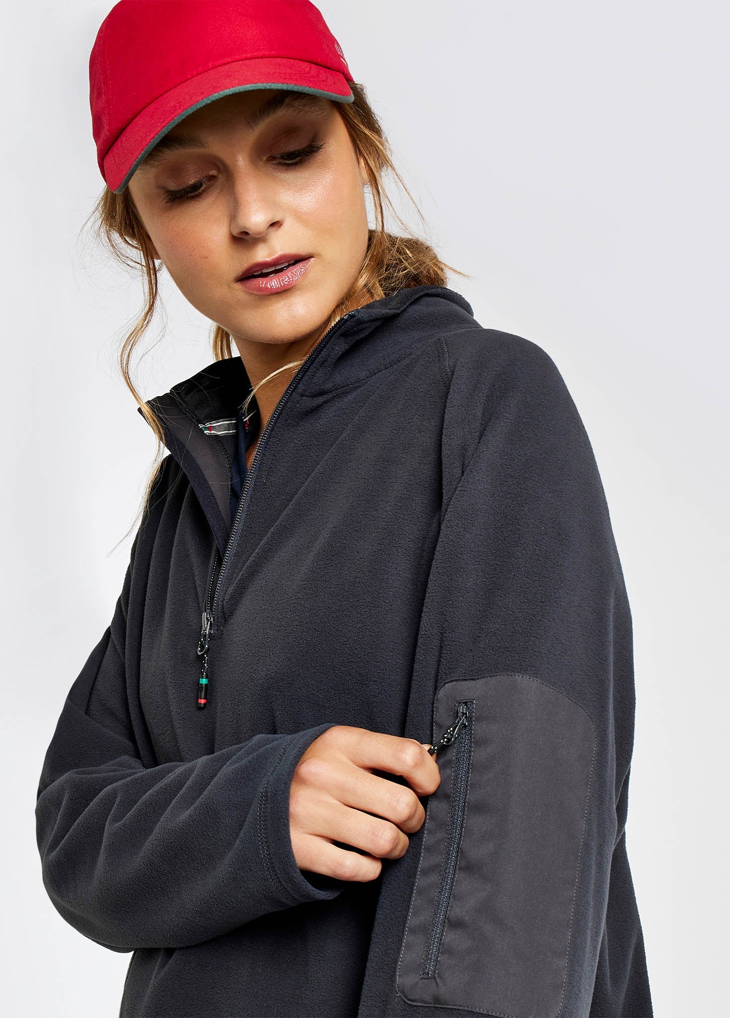 Valencia Ladies' Quarter-zip Fleece - Graphite