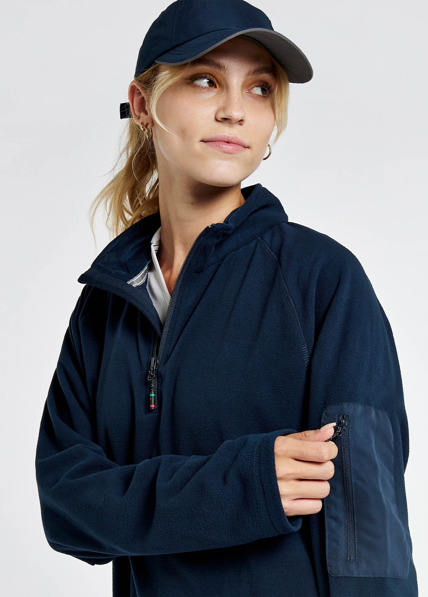 Valencia Ladies' Quarter-zip Fleece - Navy