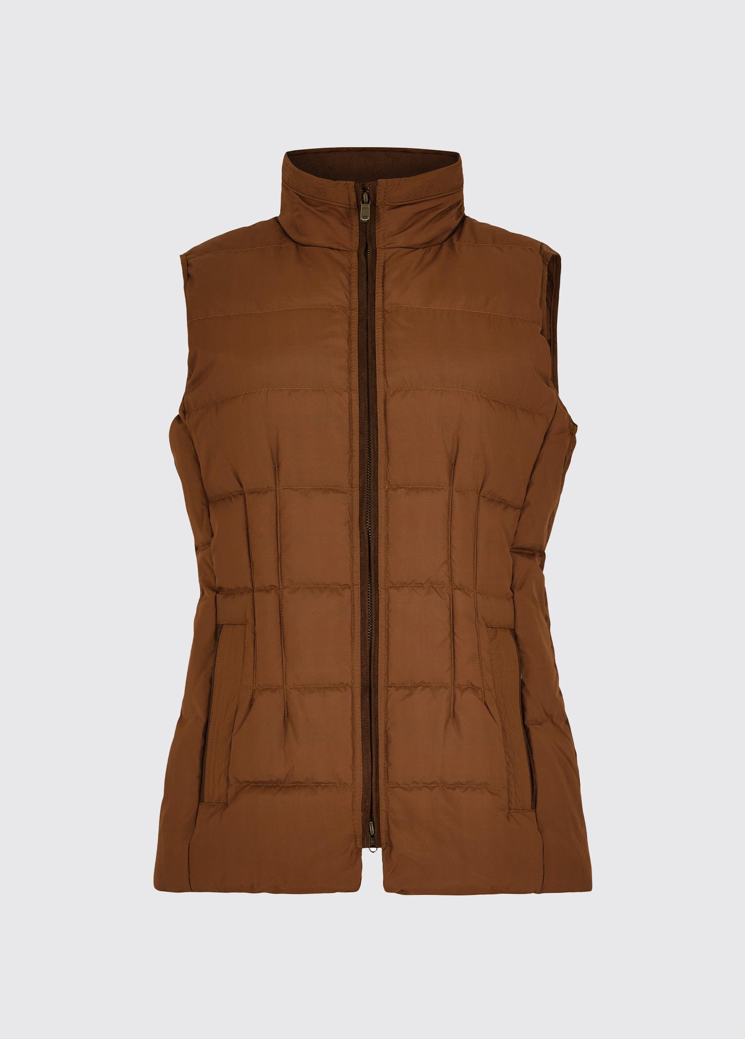 Spiddal Ladies' Quilted Vest - Walnut