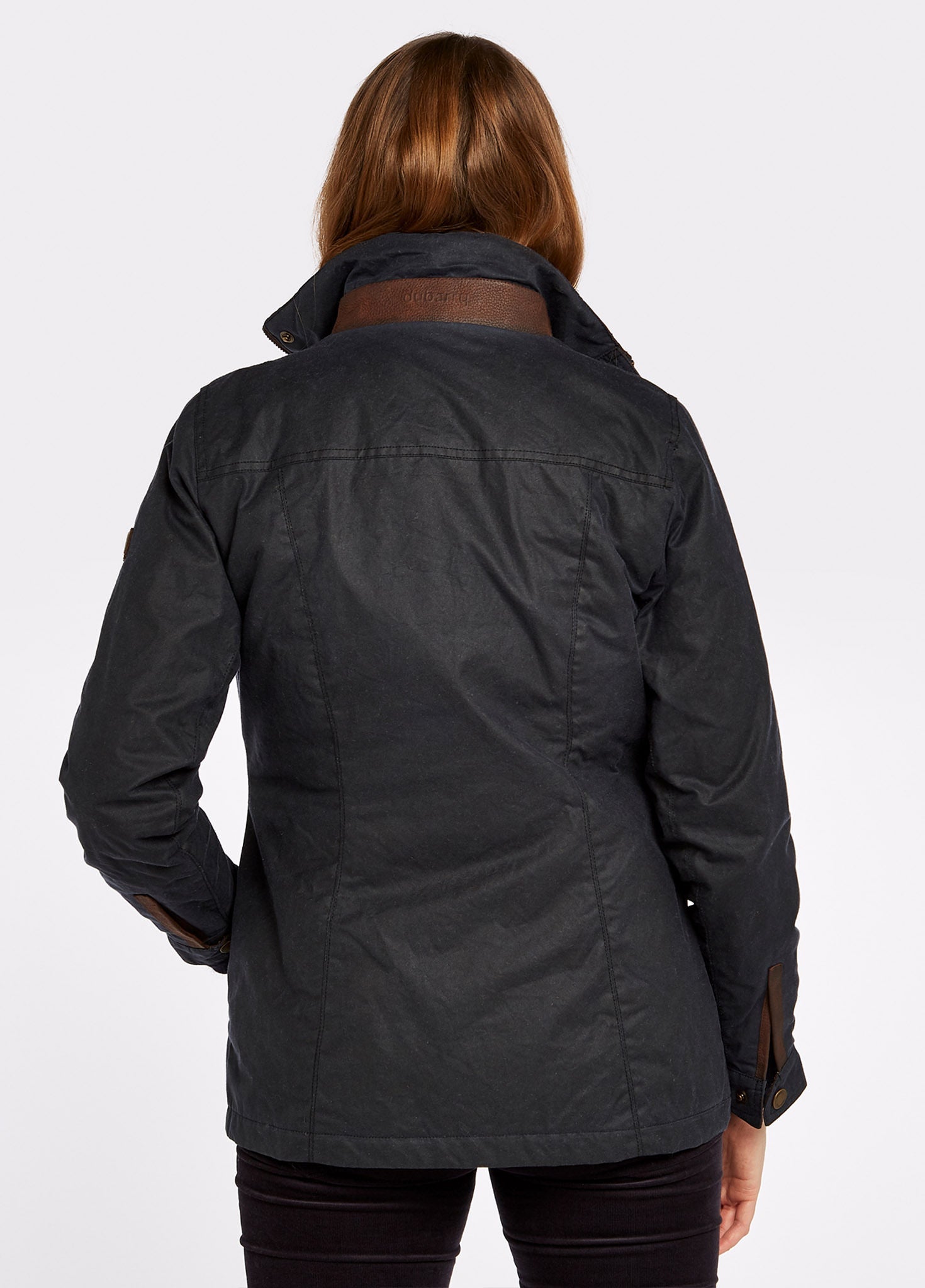 Mountrath Ladies Waxed Cotton Jacket - Navy