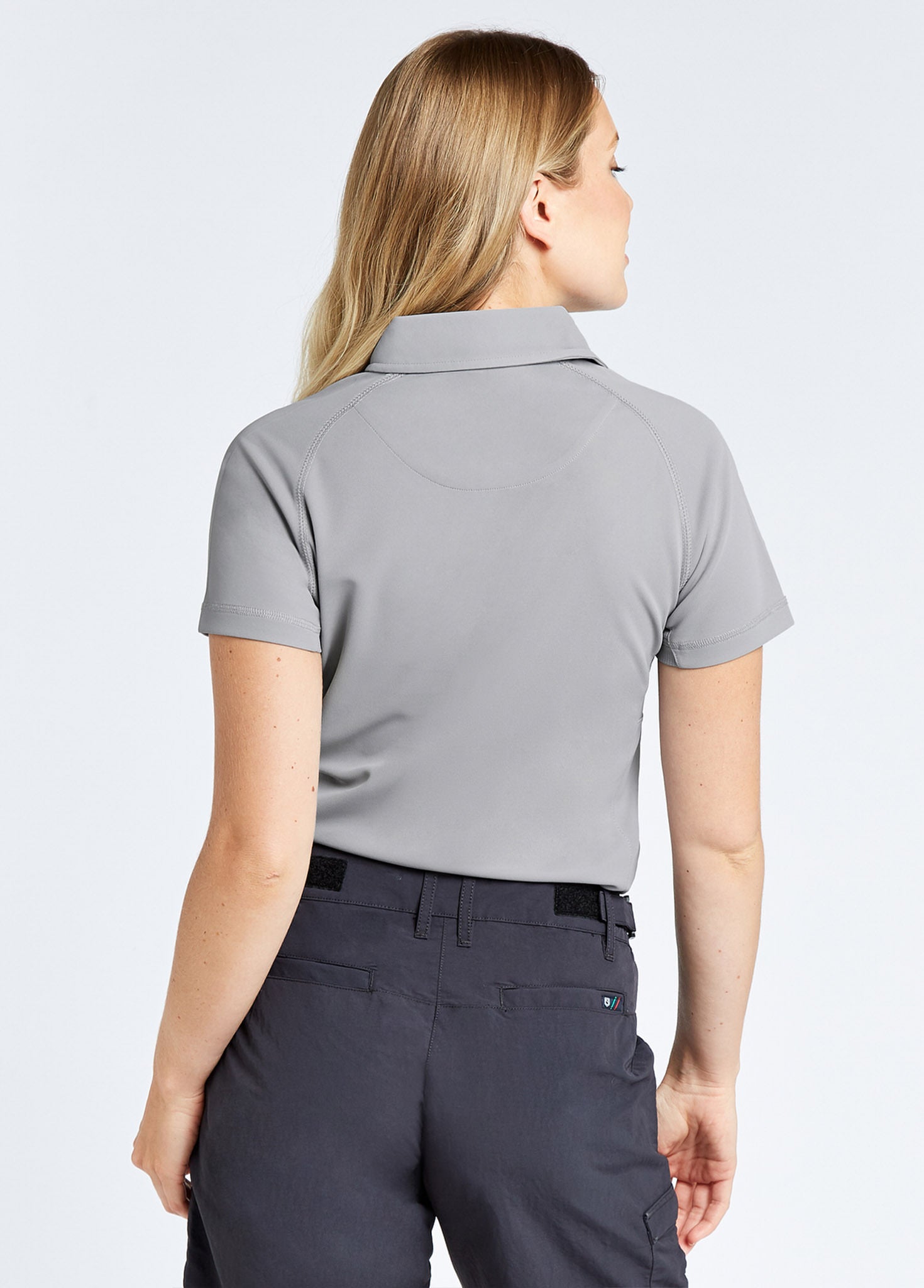 Riviera Women's Technical Polo - Platinum