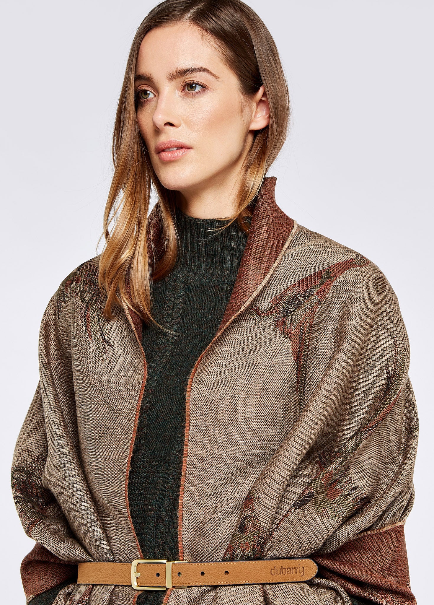 Birchdale Wool Stole - Taupe