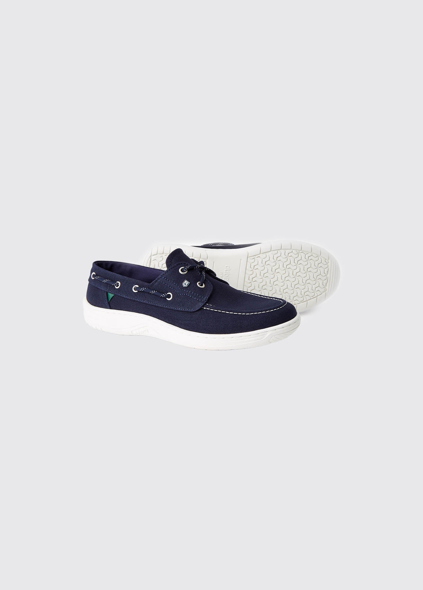 Santorini Canvas Boat Shoe - Navy
