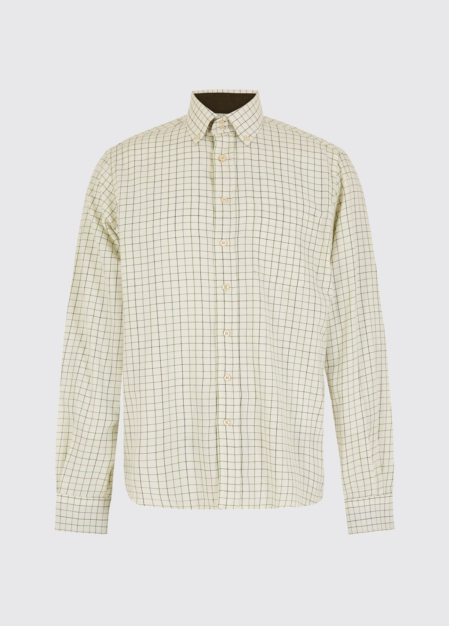 Hollymount Men's Check Shirt - Verdigris