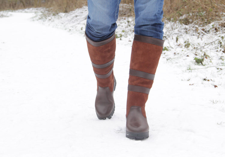 Kilternan Mens Insulated Country Boot - Walnut