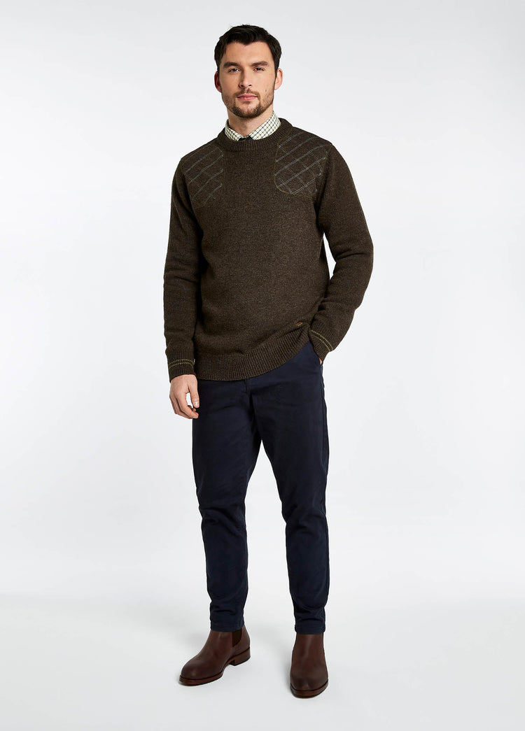 Clarinbridge Men's Crew Neck Sweater - Mahogany