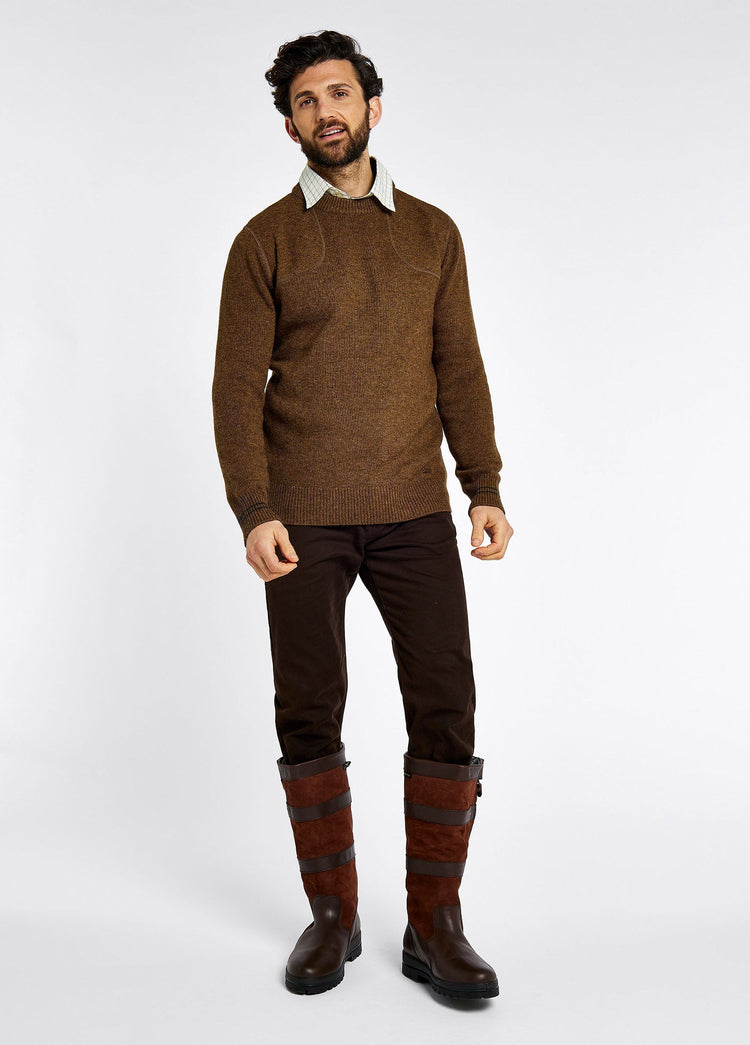 Clarinbridge Men's Crew Neck Sweater - Bronze