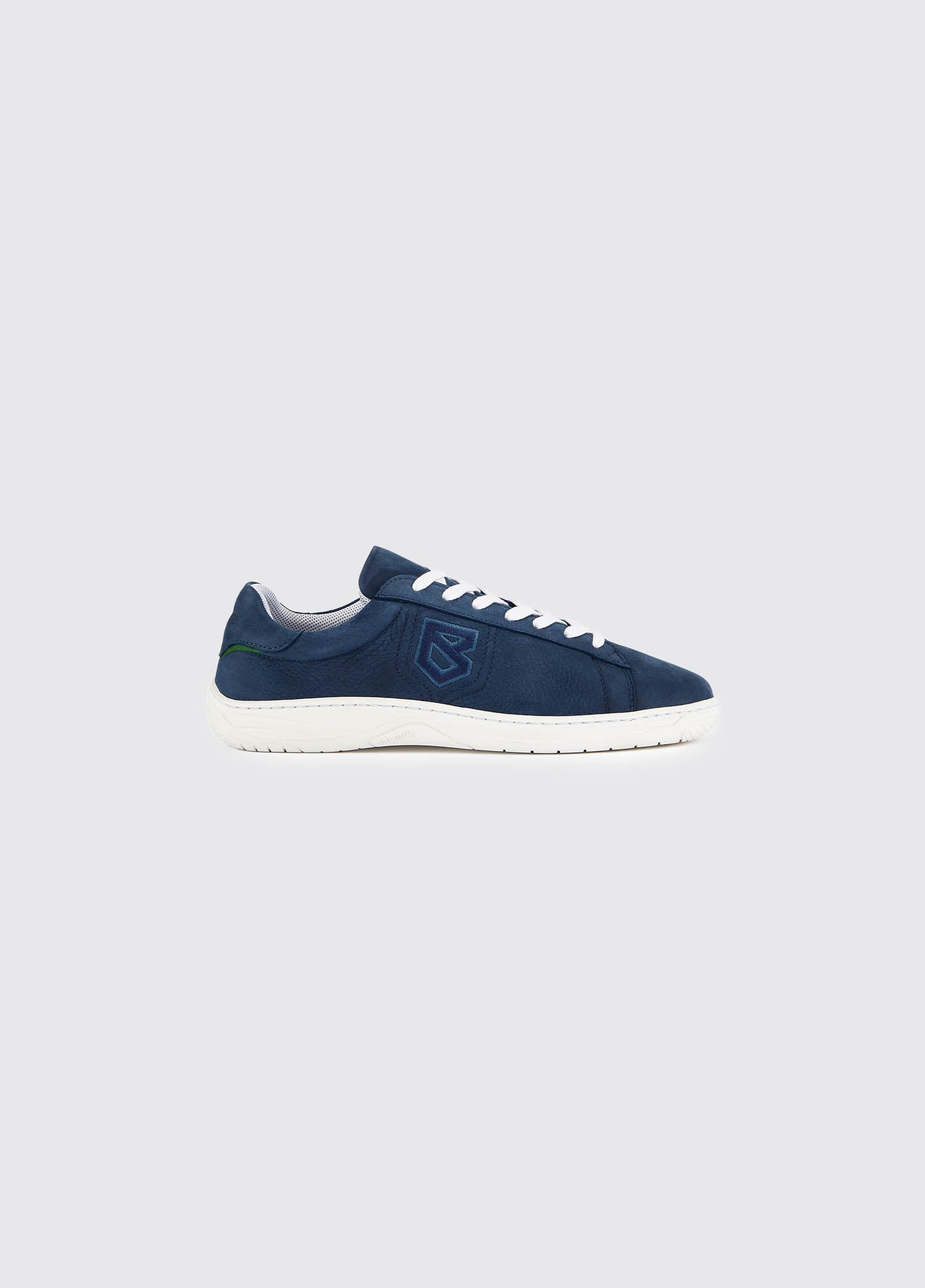 Portofino Leather 7-Eye Sneaker - Denim