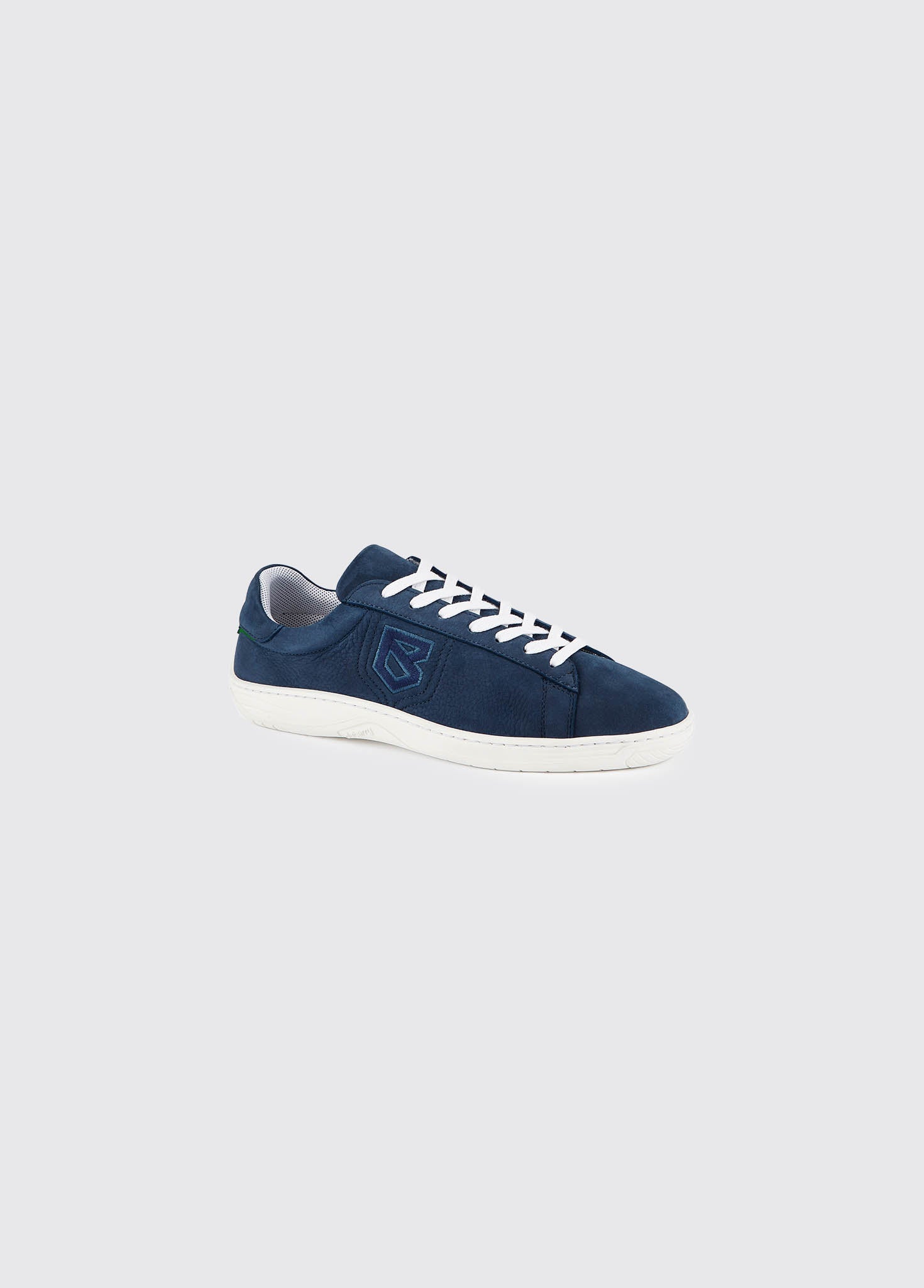 Portofino Leather 7-Eye Sneaker - Denim