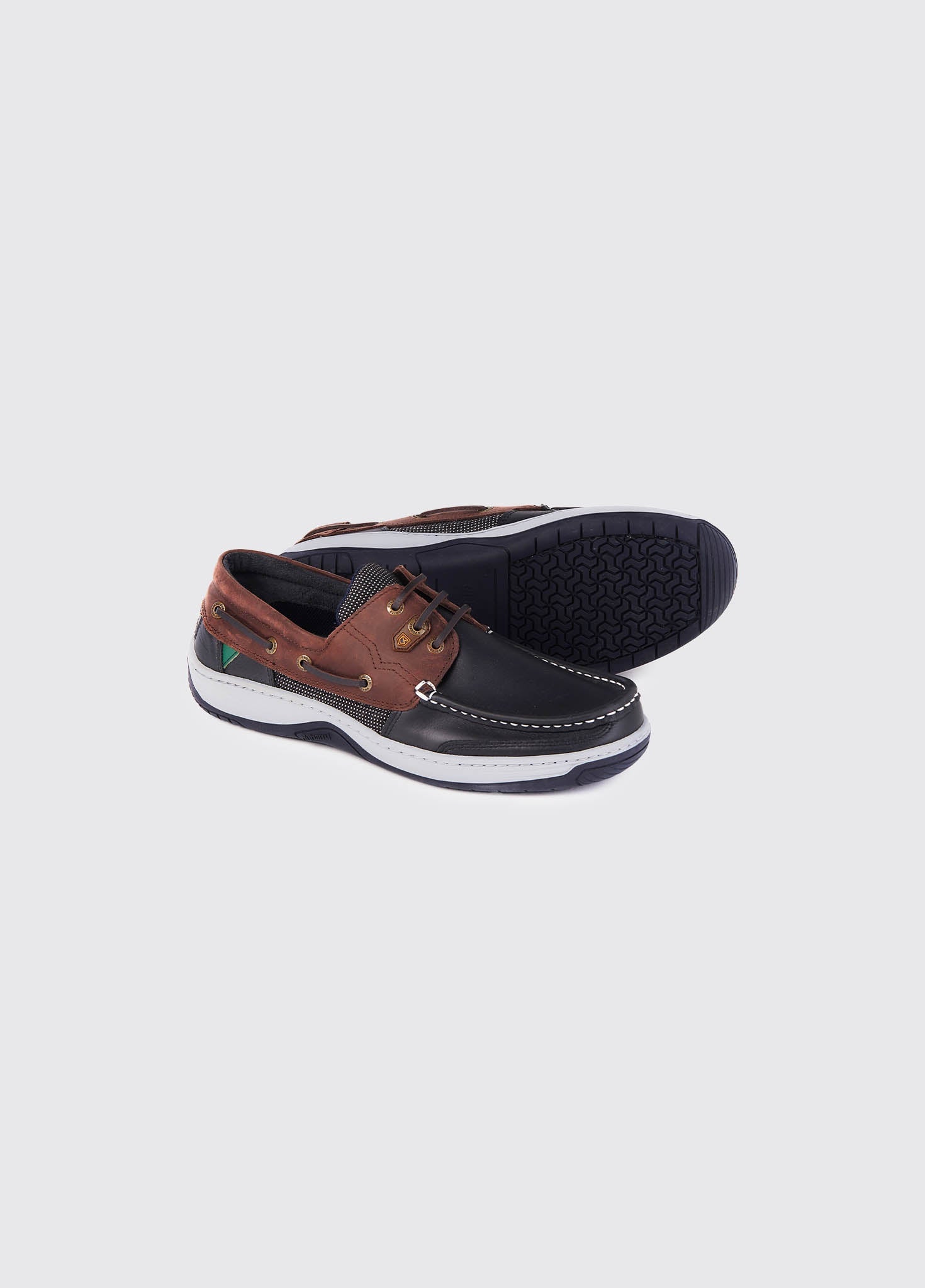 Regatta Men's Boat Shoe - Navy/Brown