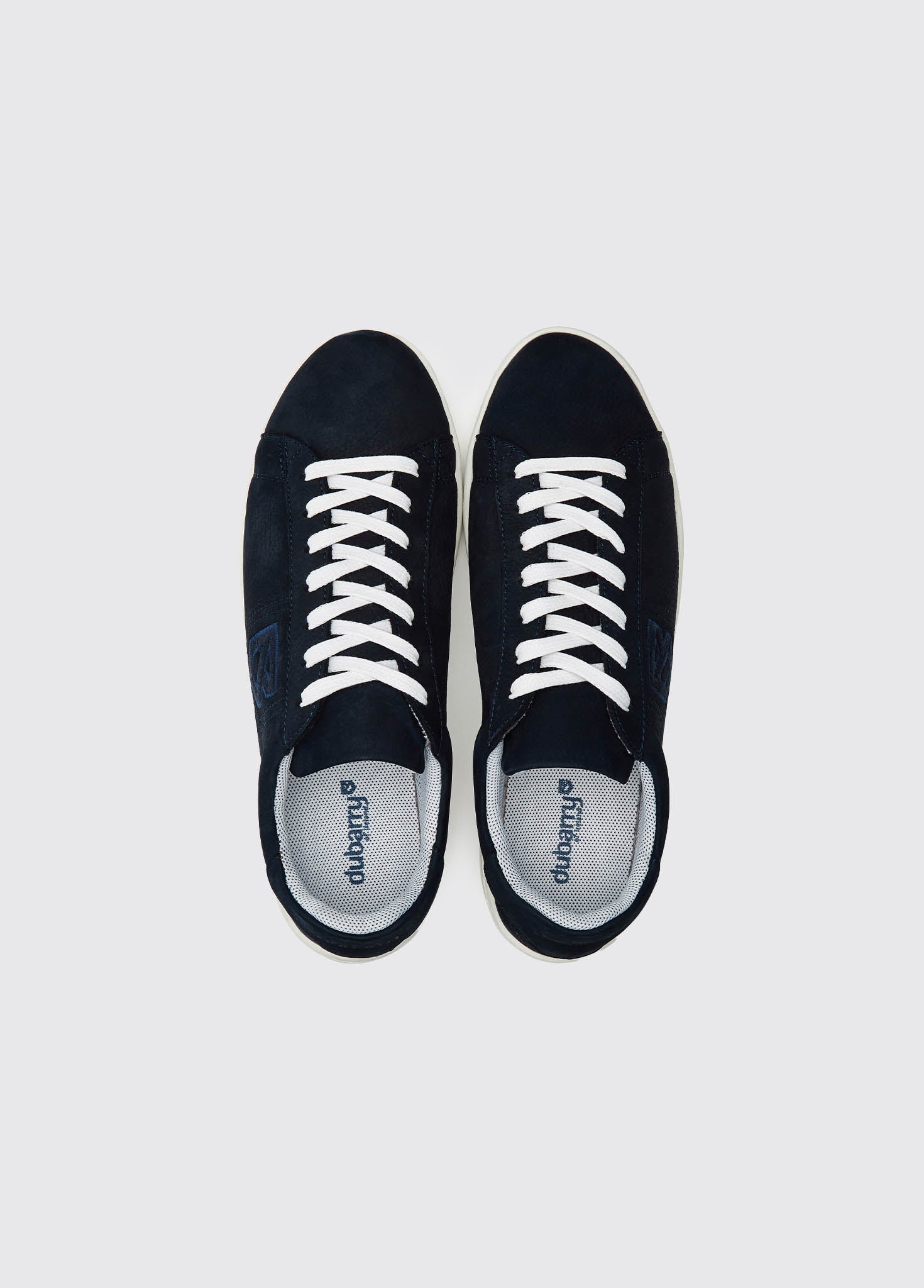 Portofino Leather 7-Eye Sneaker - Navy