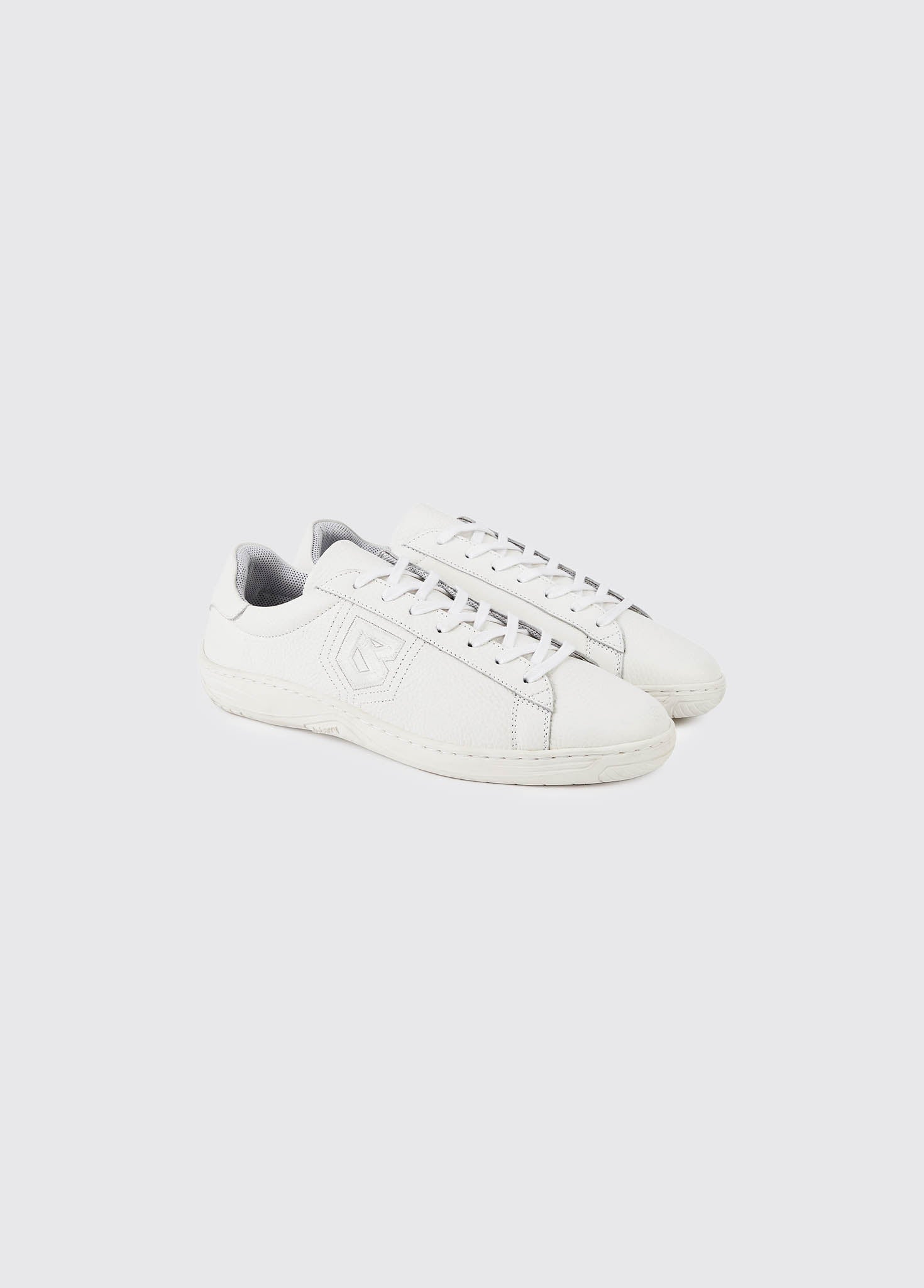 Portofino Leather 7-Eye Sneaker - White
