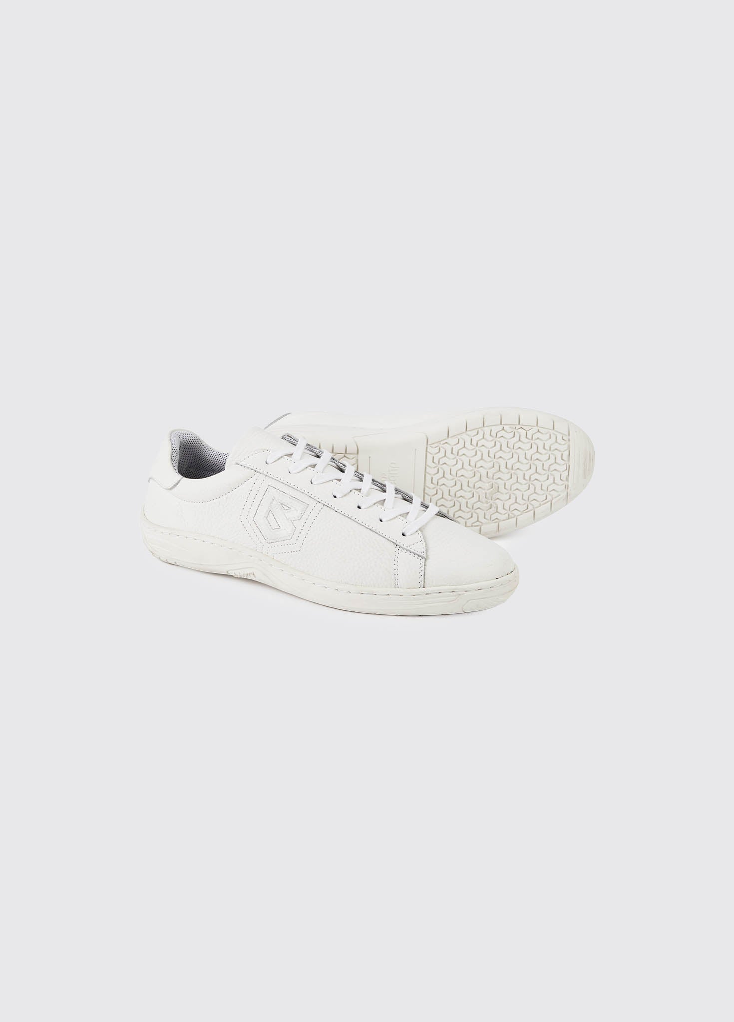 Portofino Leather 7-Eye Sneaker - White