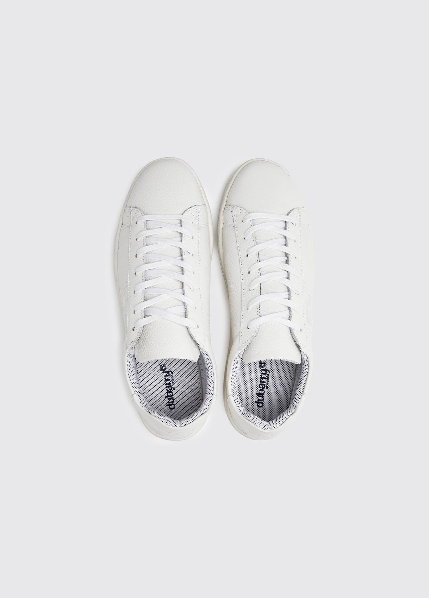 Portofino Leather 7-Eye Sneaker - White