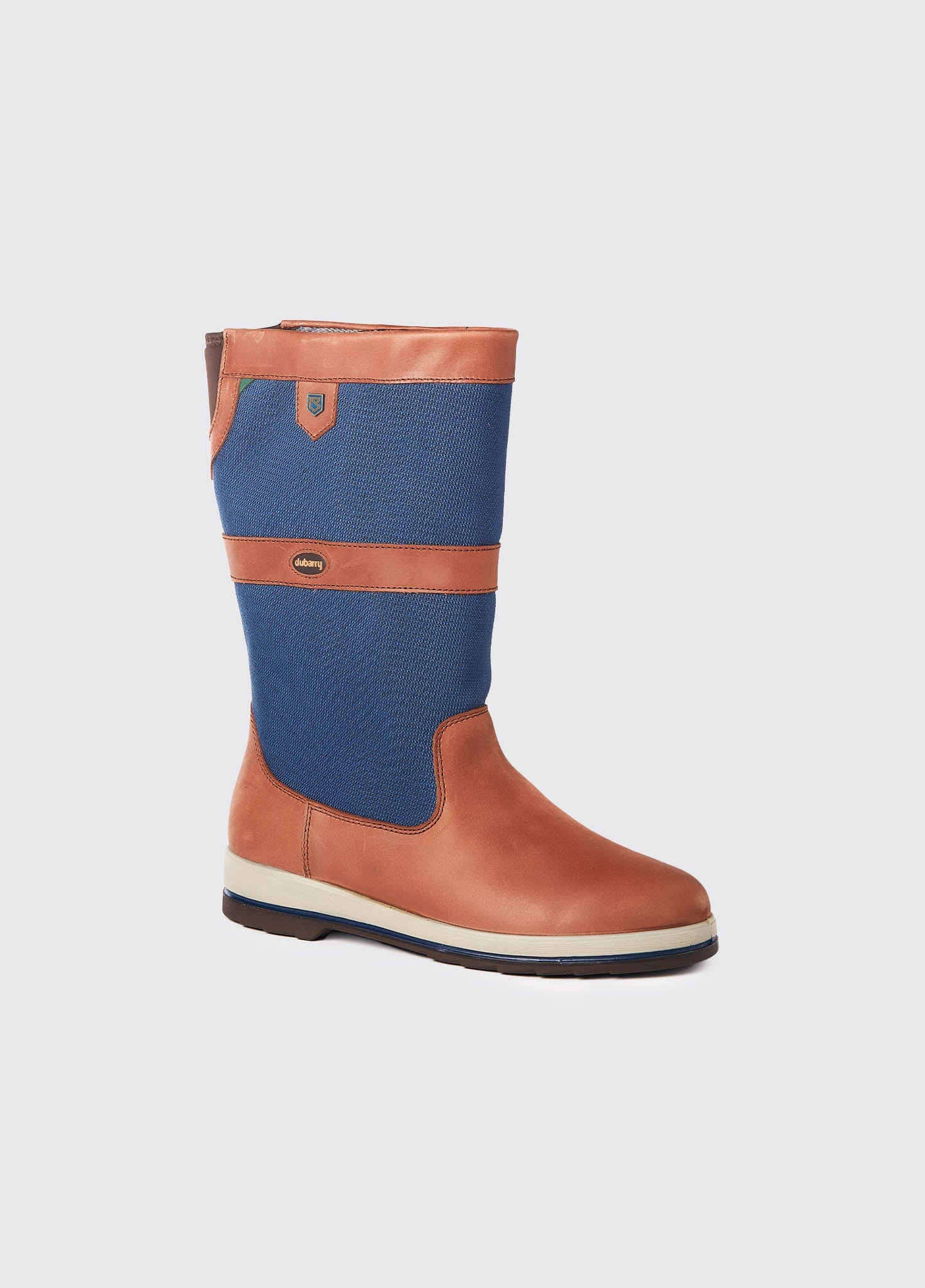 Shamrock Men's ExtraFit™  Sailing Boot - Navy/Brown
