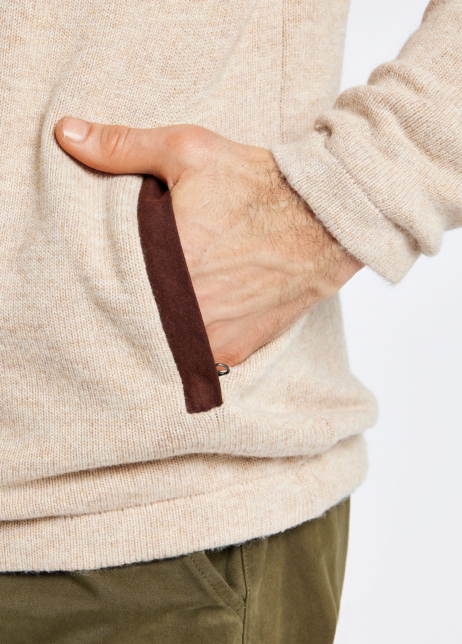 Feeney Men's Windproof Sweater - Oat