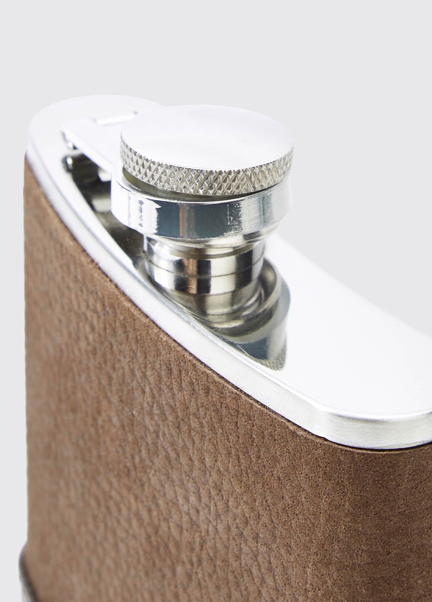 Rugby Hipflask - Walnut