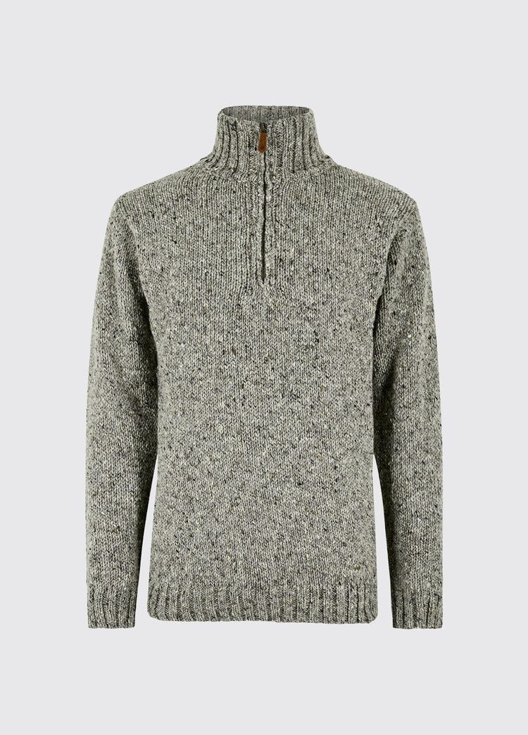 Callaghan Men’s Irish Knit Donegal Sweater - Elk