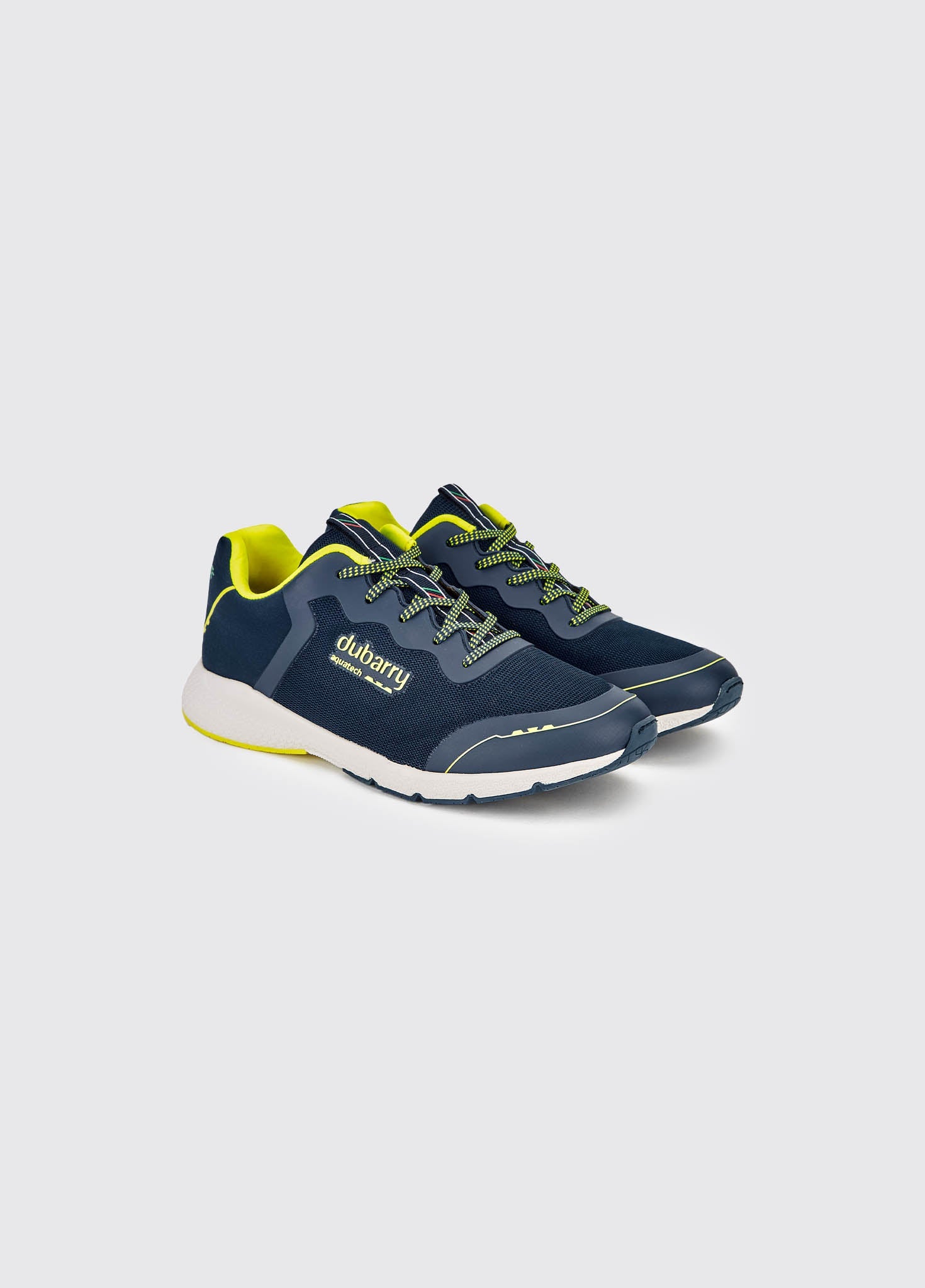 Palermo Men's Lightweight Sporty Sneaker - Navy/Citrus